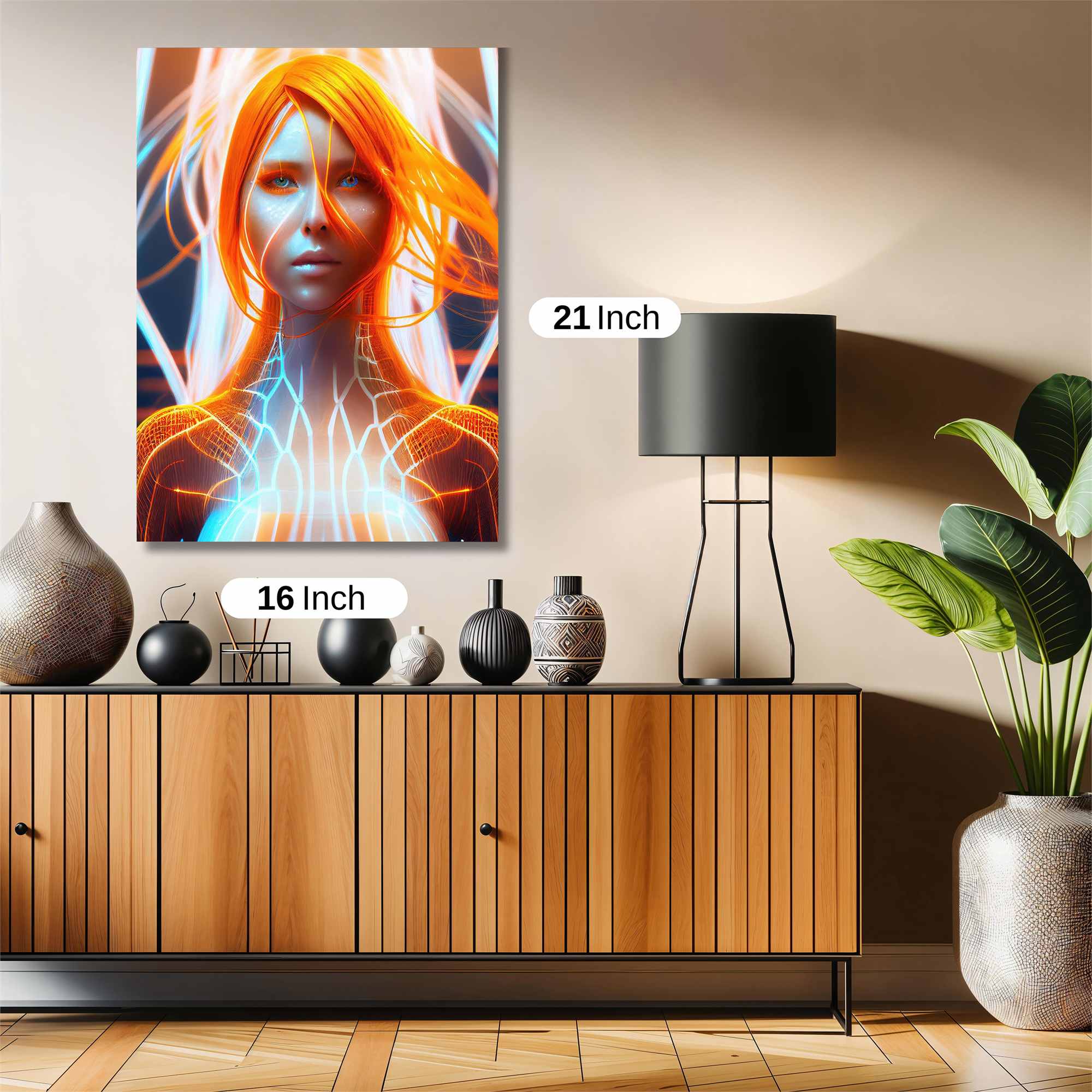 Cyber Serenity Safe Wall Magnetic / M