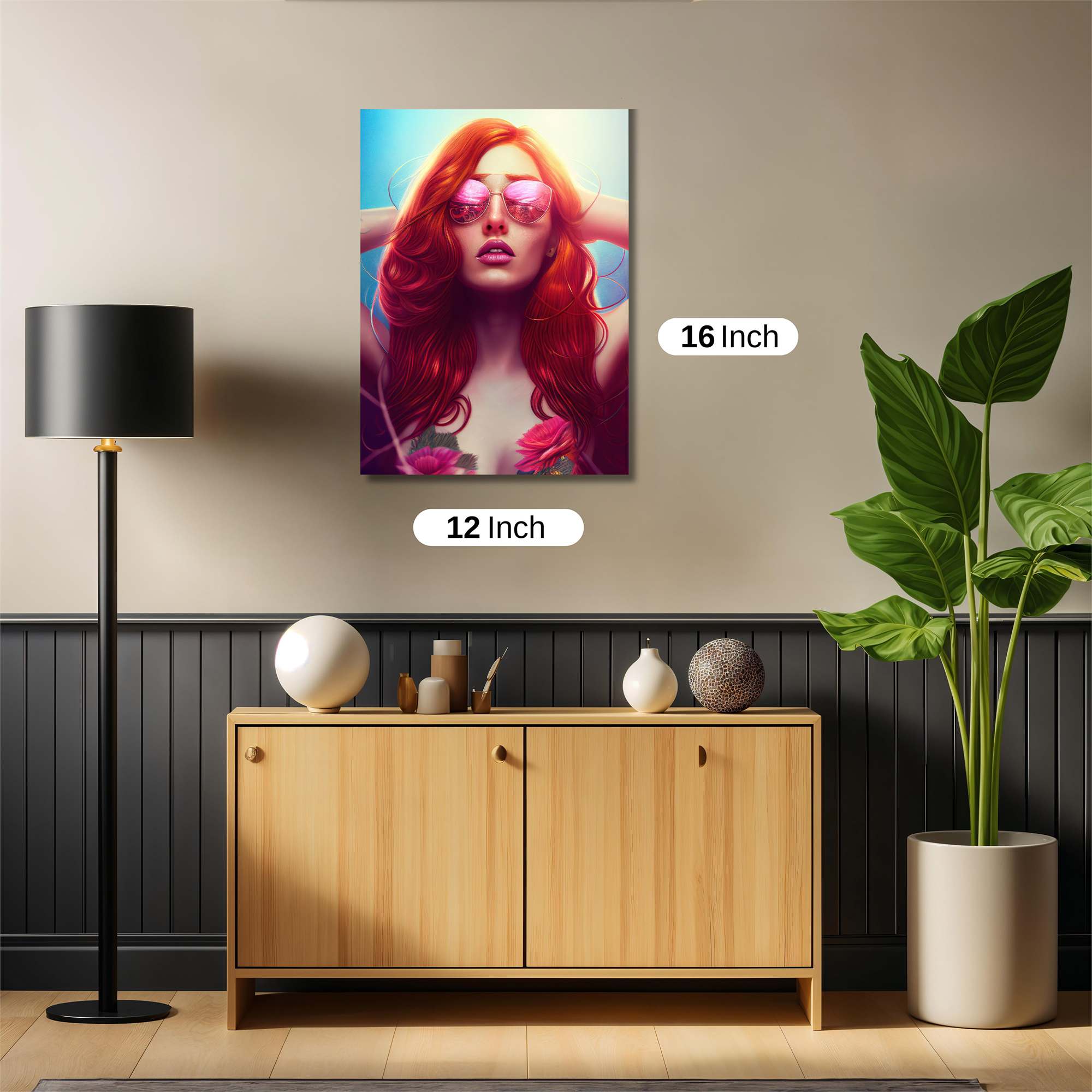 Fiery Serenity Safe Wall Magnetic / M