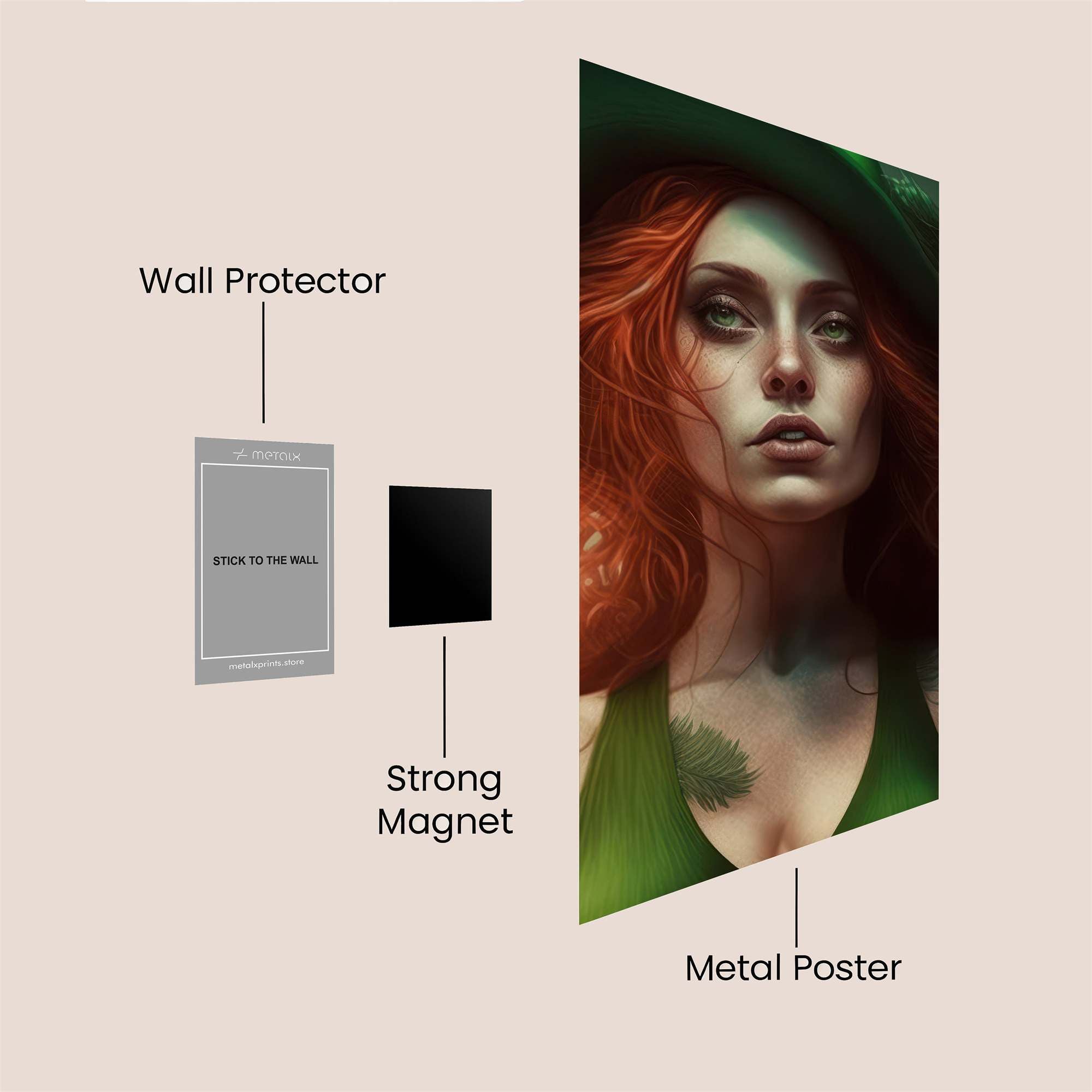 Poison Enchantress Safe Wall Magnetic / M