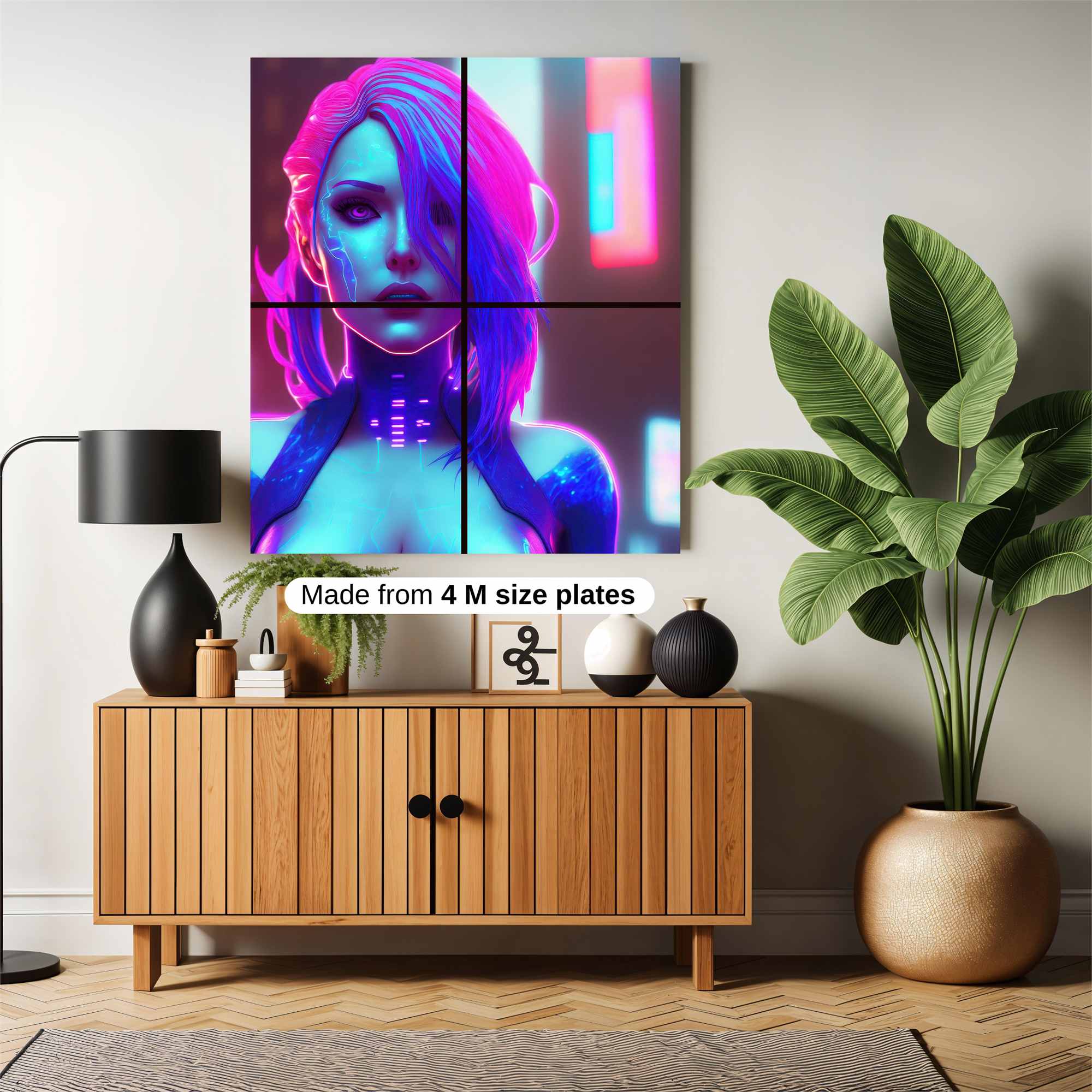 Neon Enigma Safe Wall Magnetic / M