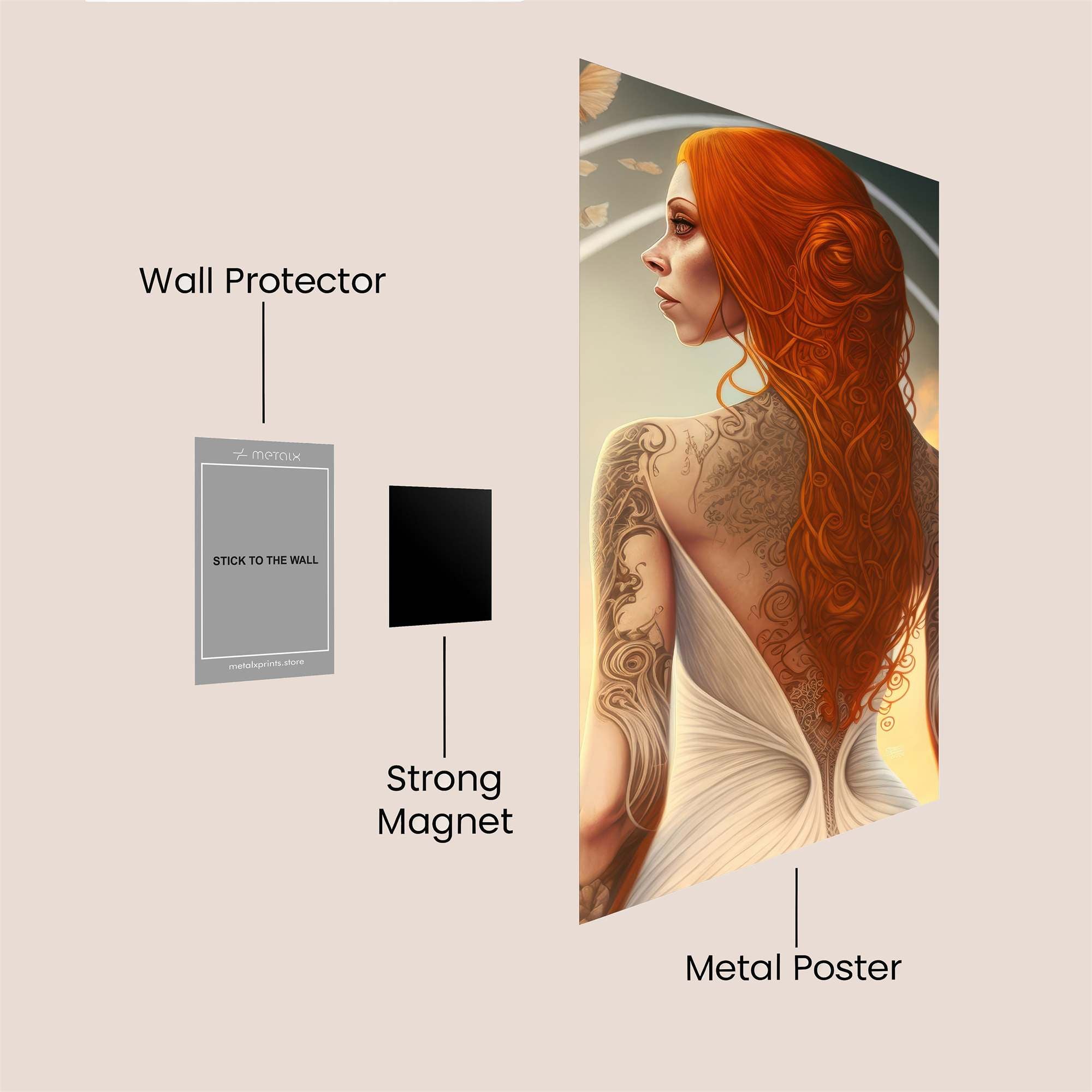 Aria Enchanting Safe Wall Magnetic / M