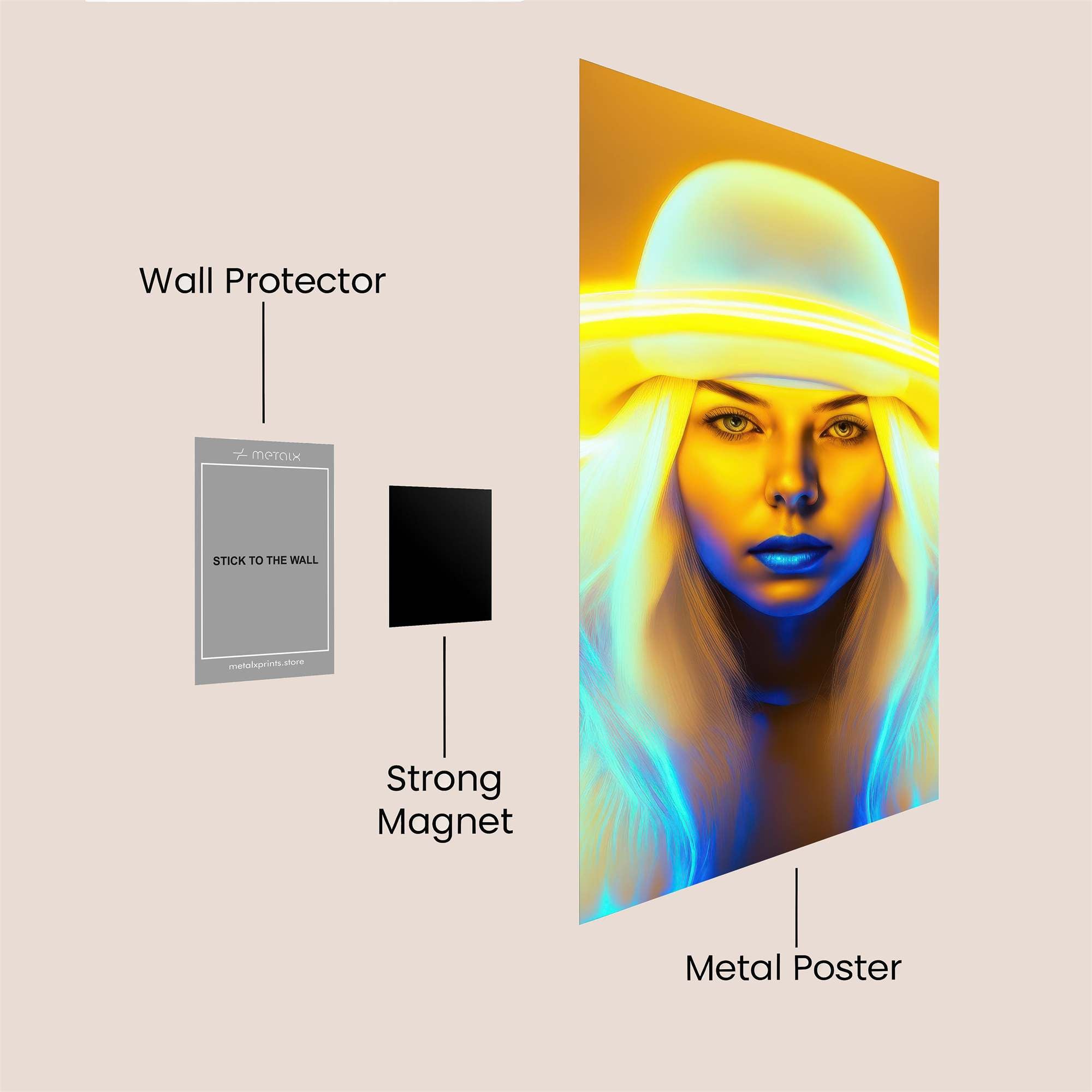 Neon Divinity Safe Wall Magnetic / M