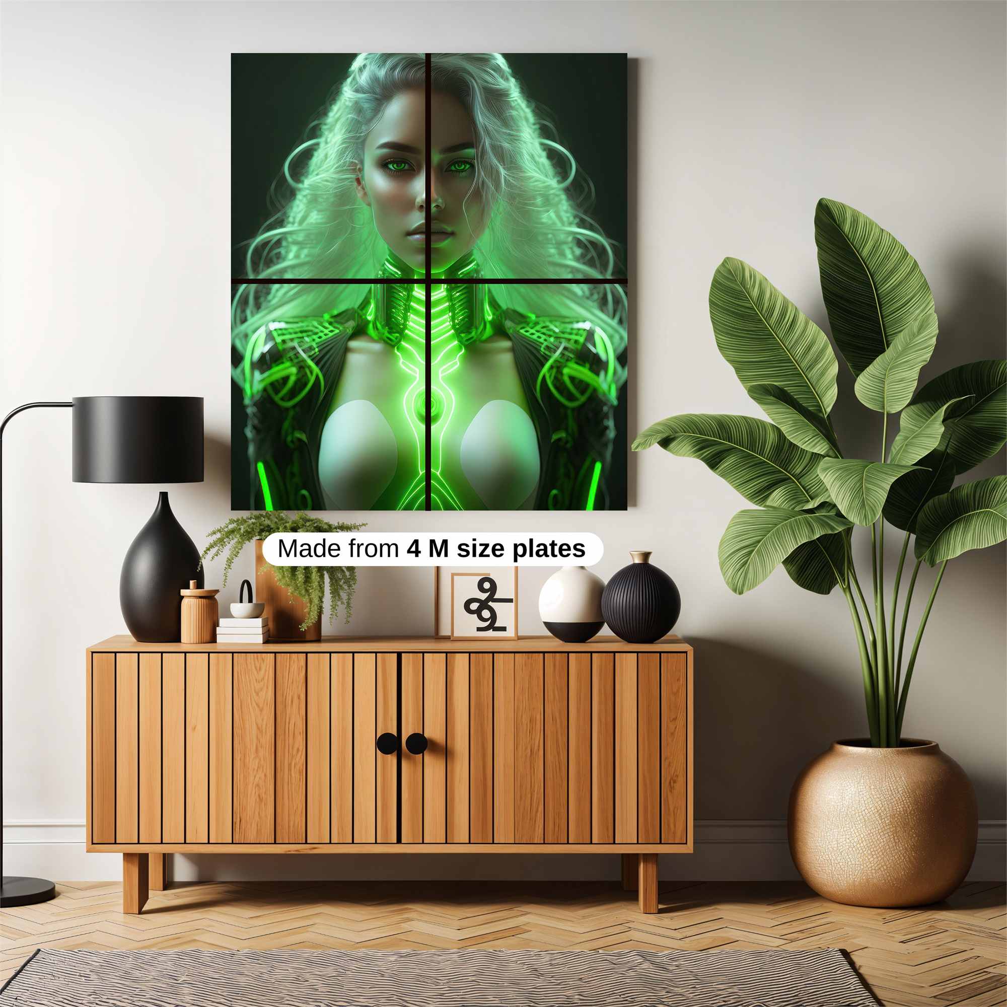 Cyber Enigma Safe Wall Magnetic / M