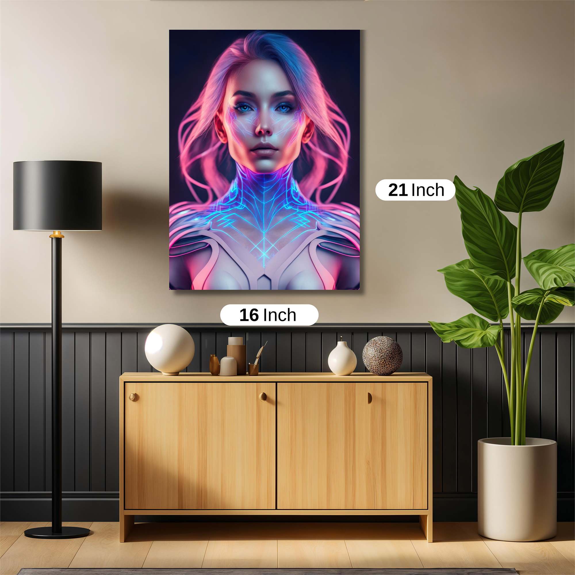 Neon Enigma Safe Wall Magnetic / M