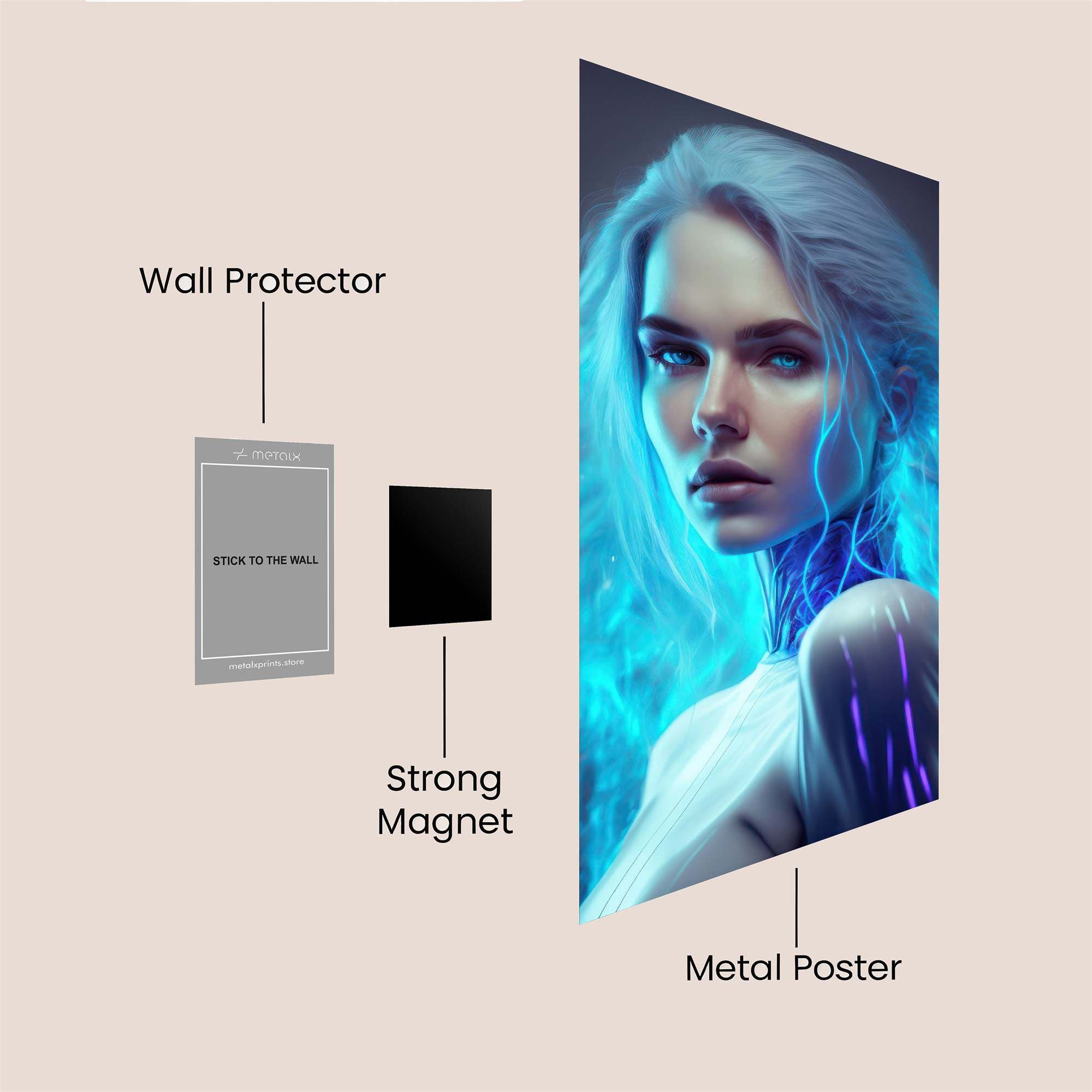 Electric Enigma Safe Wall Magnetic / M