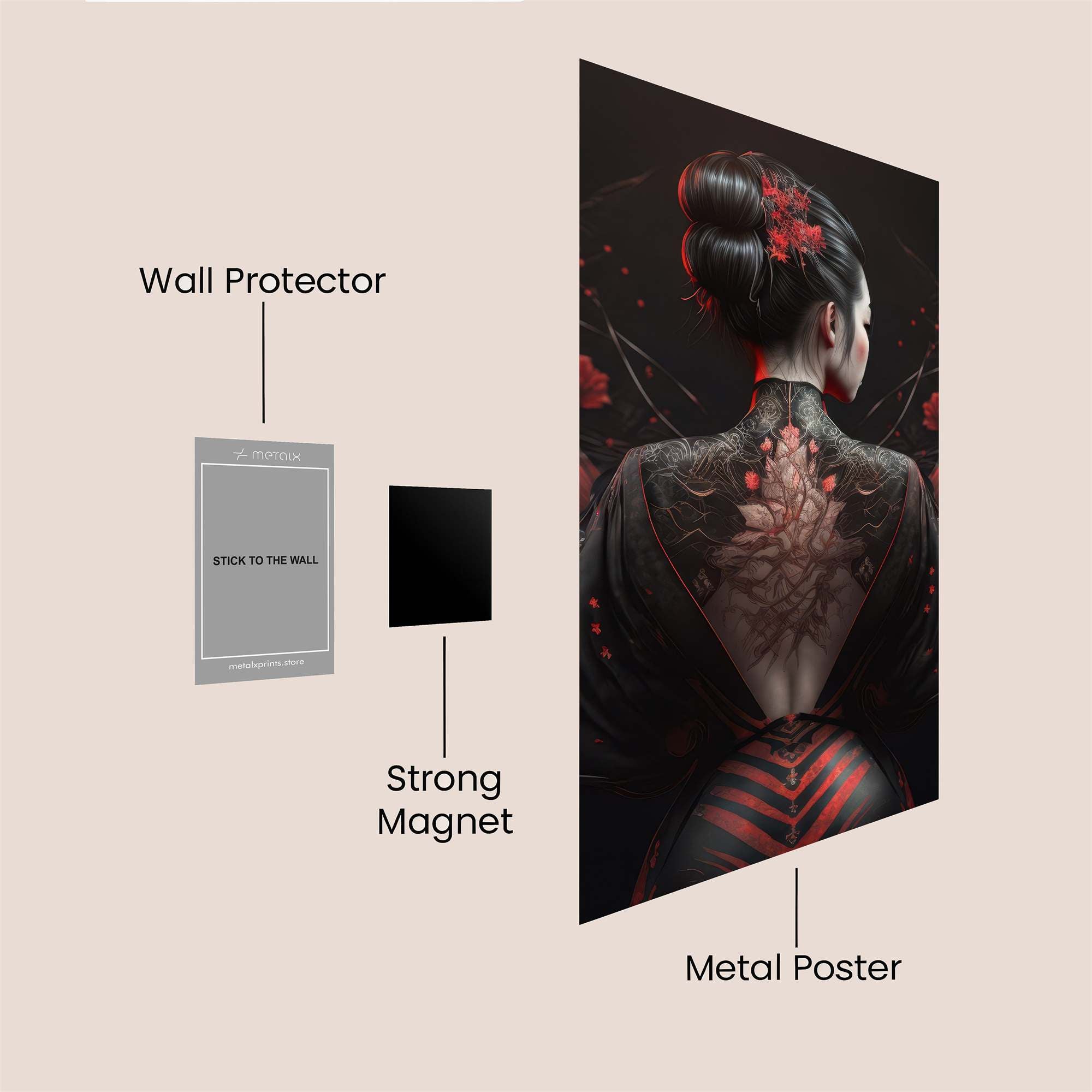 Blossom Enigma Safe Wall Magnetic / M