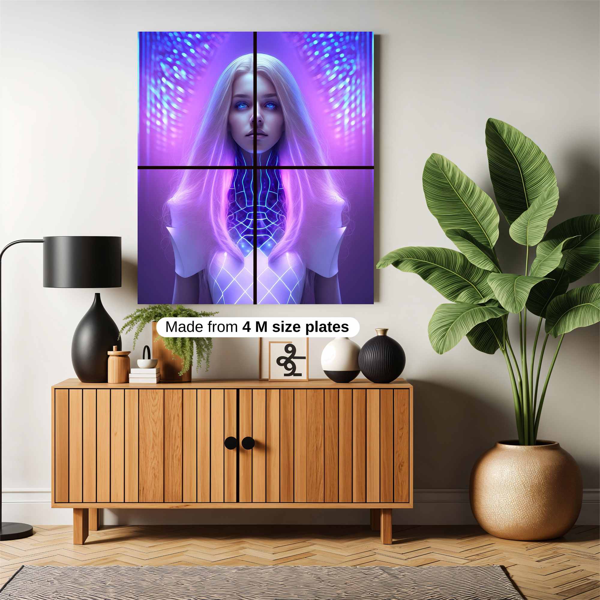 Neon Serenity Safe Wall Magnetic / M