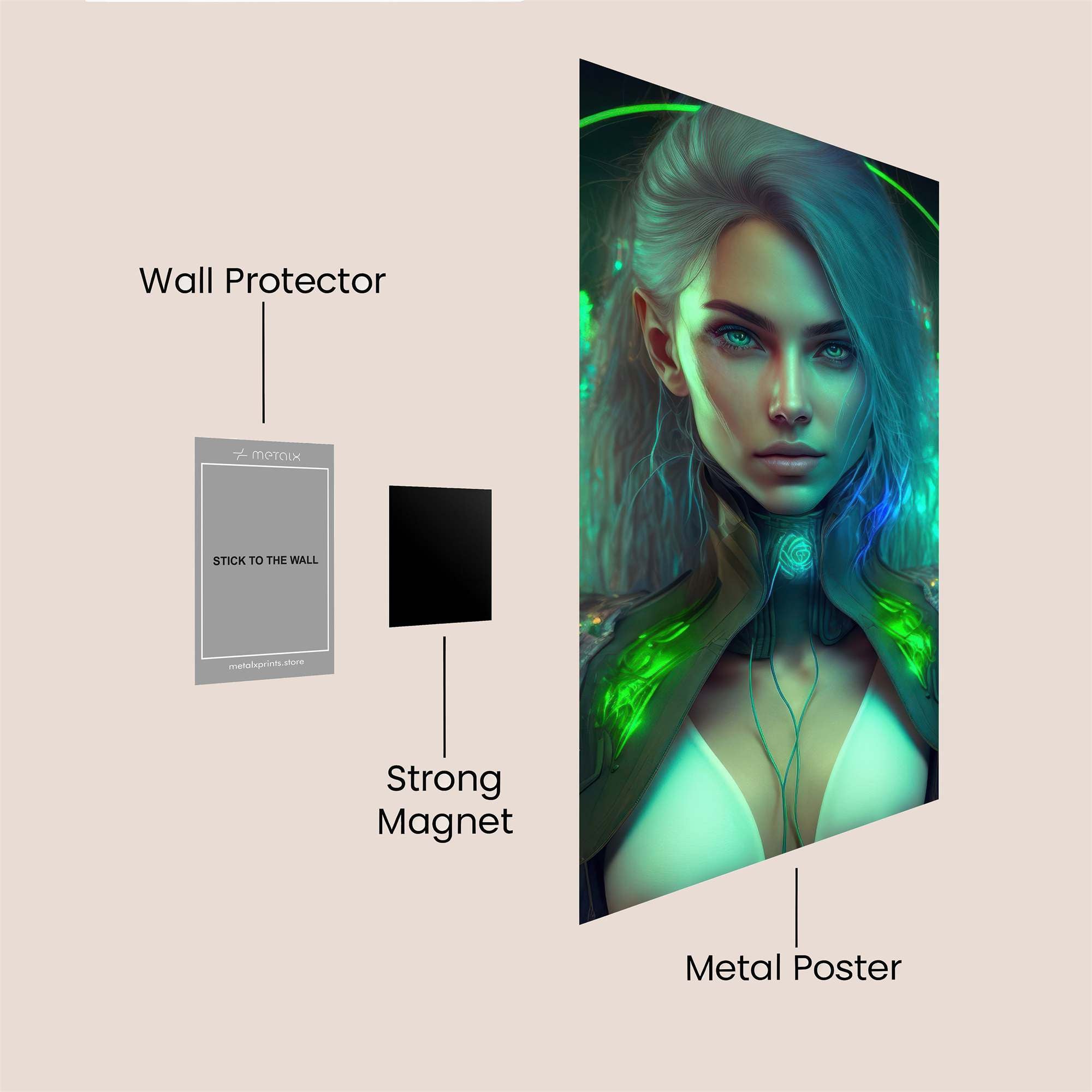 Elven Enigma Safe Wall Magnetic / M