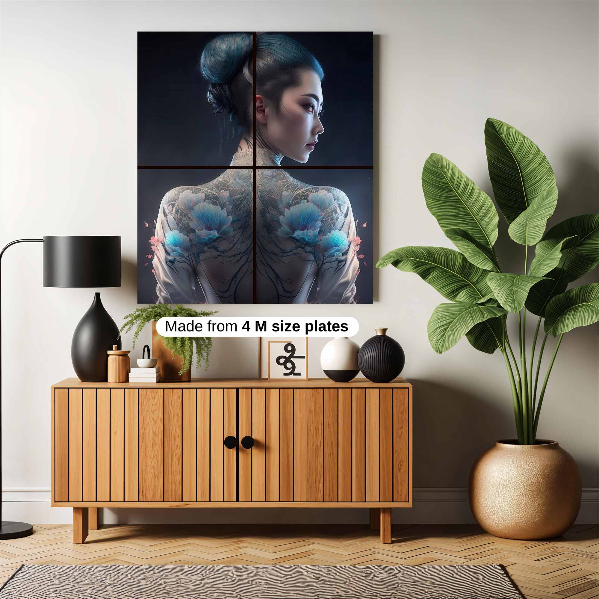 Azure Elegance Safe Wall Magnetic / M