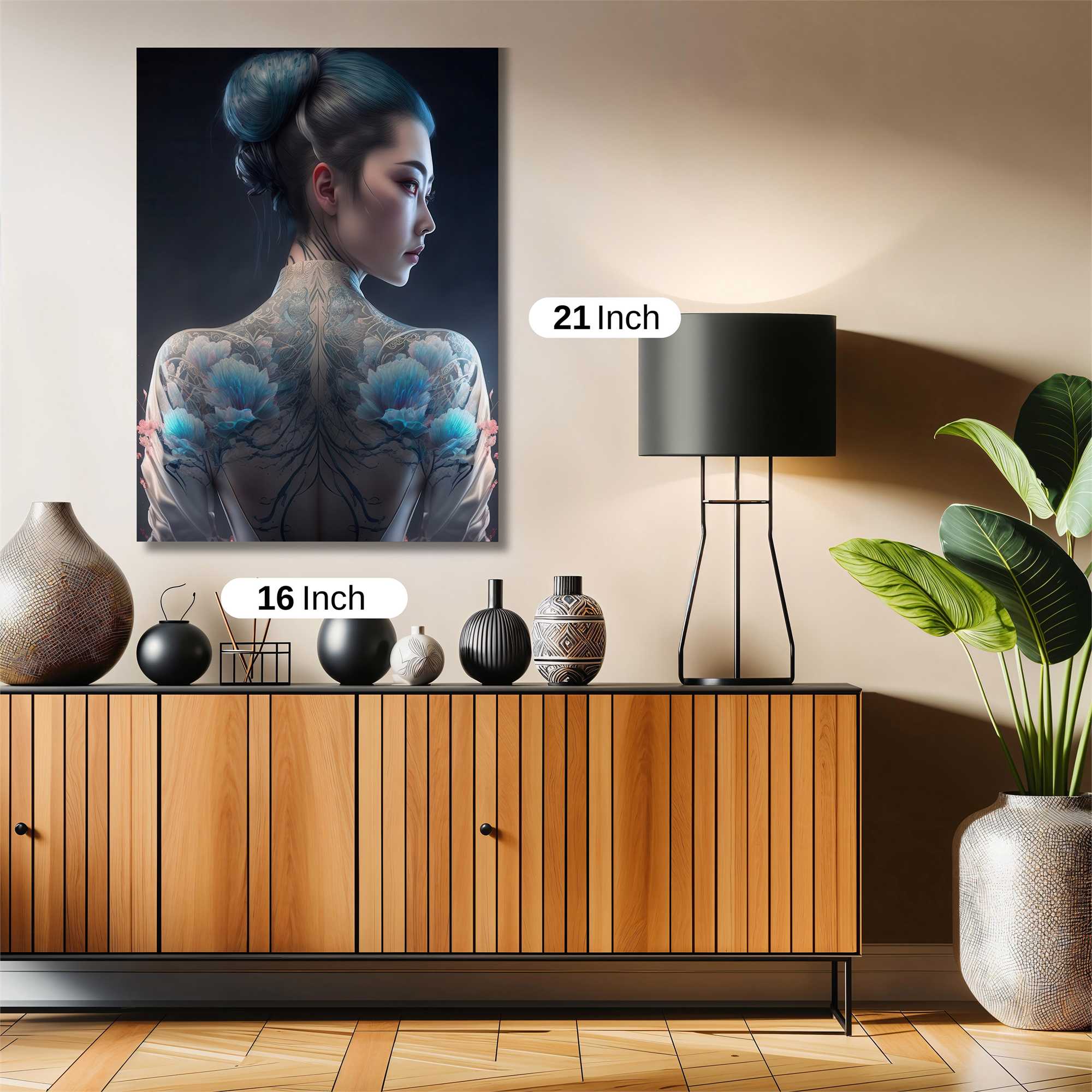 Azure Elegance Safe Wall Magnetic / M