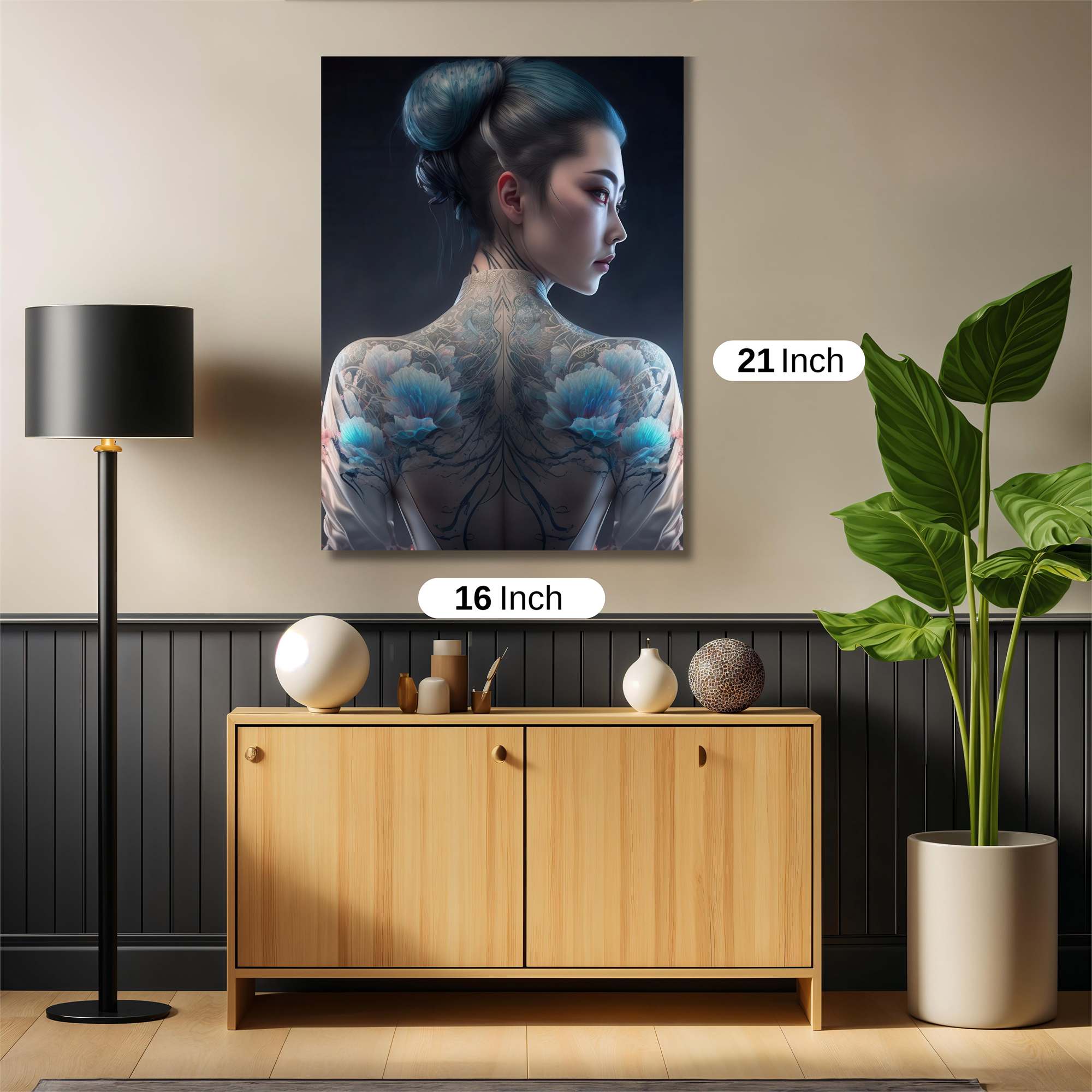 Azure Elegance Safe Wall Magnetic / M