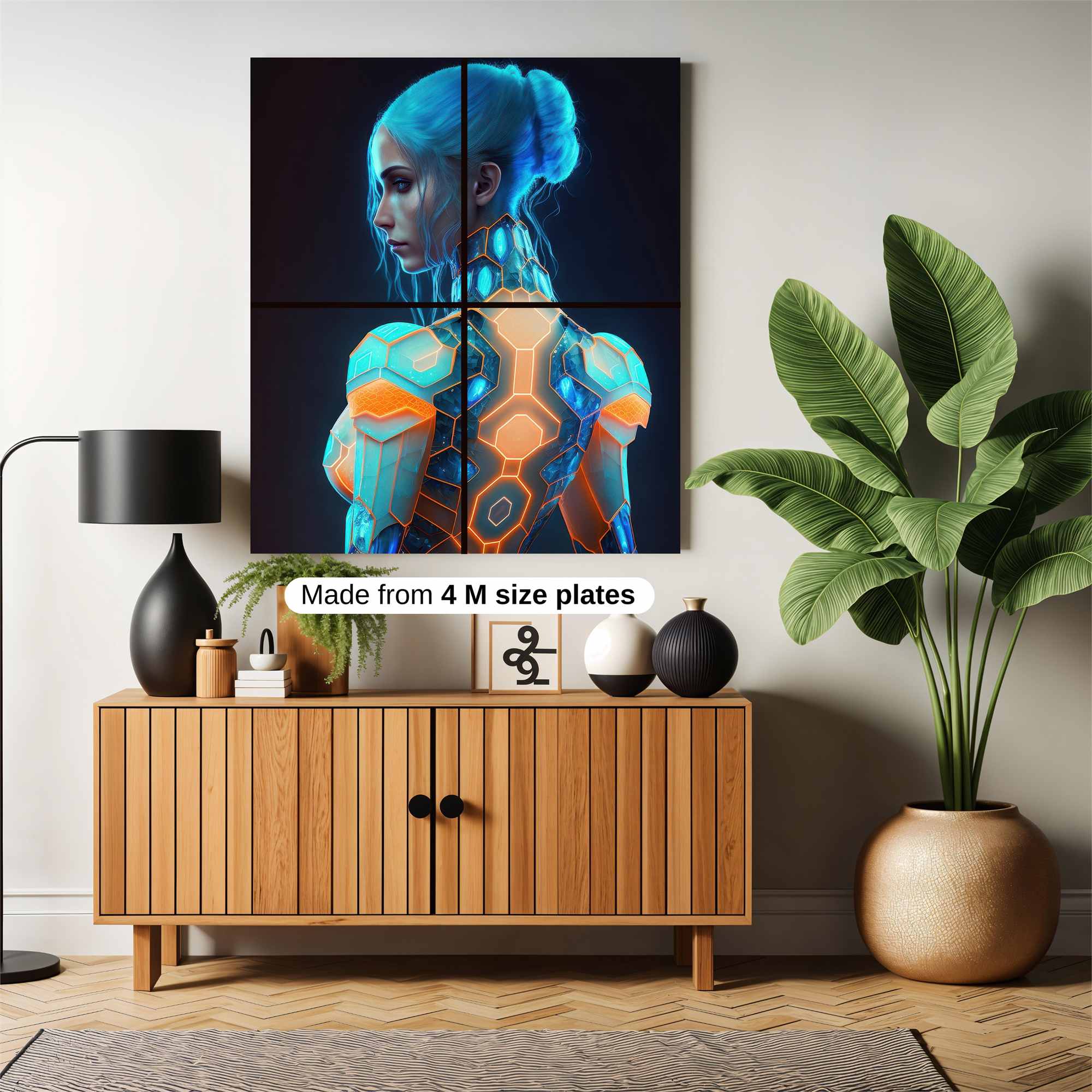 Cyber Serenity Safe Wall Magnetic / M