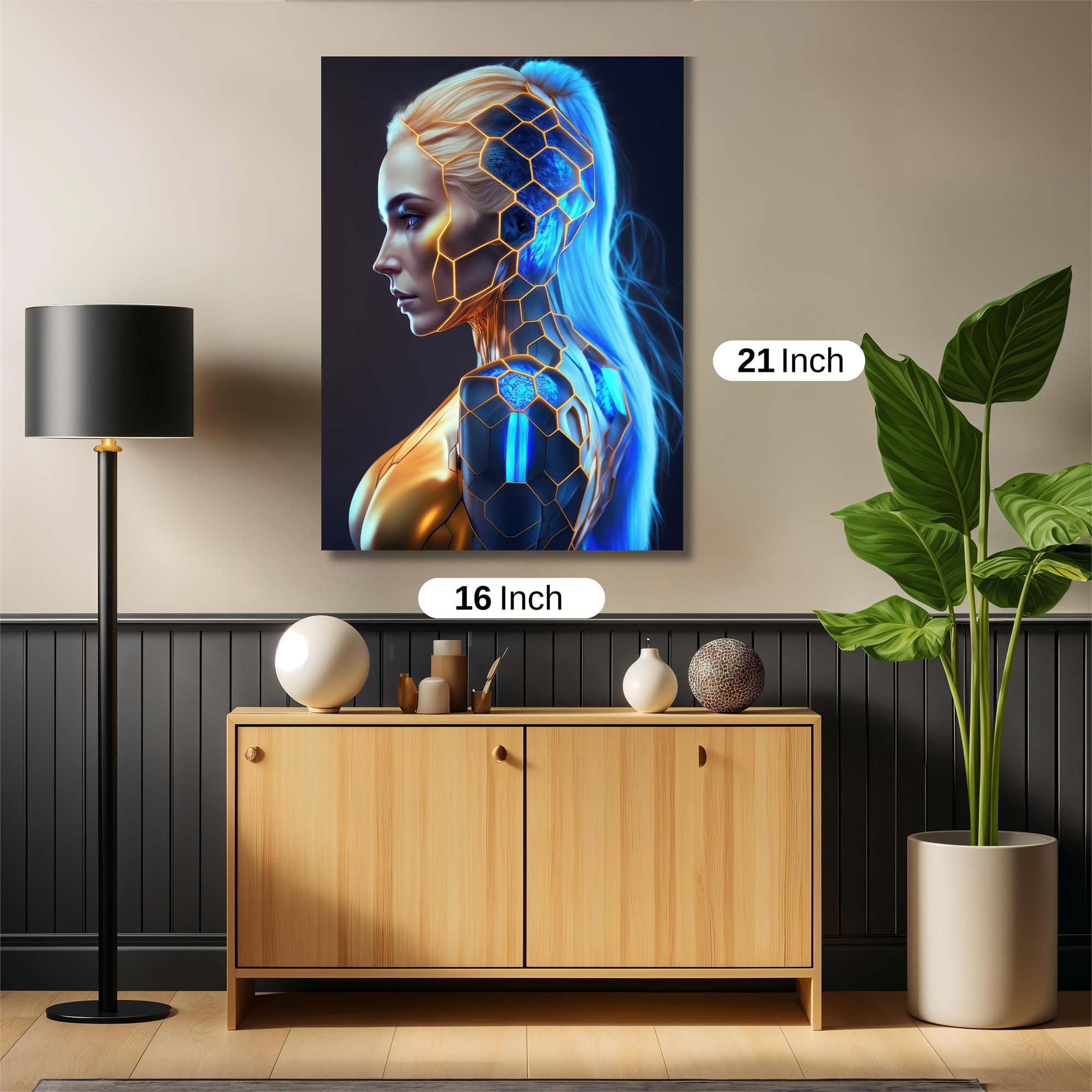 Cyber Enigma Safe Wall Magnetic / M