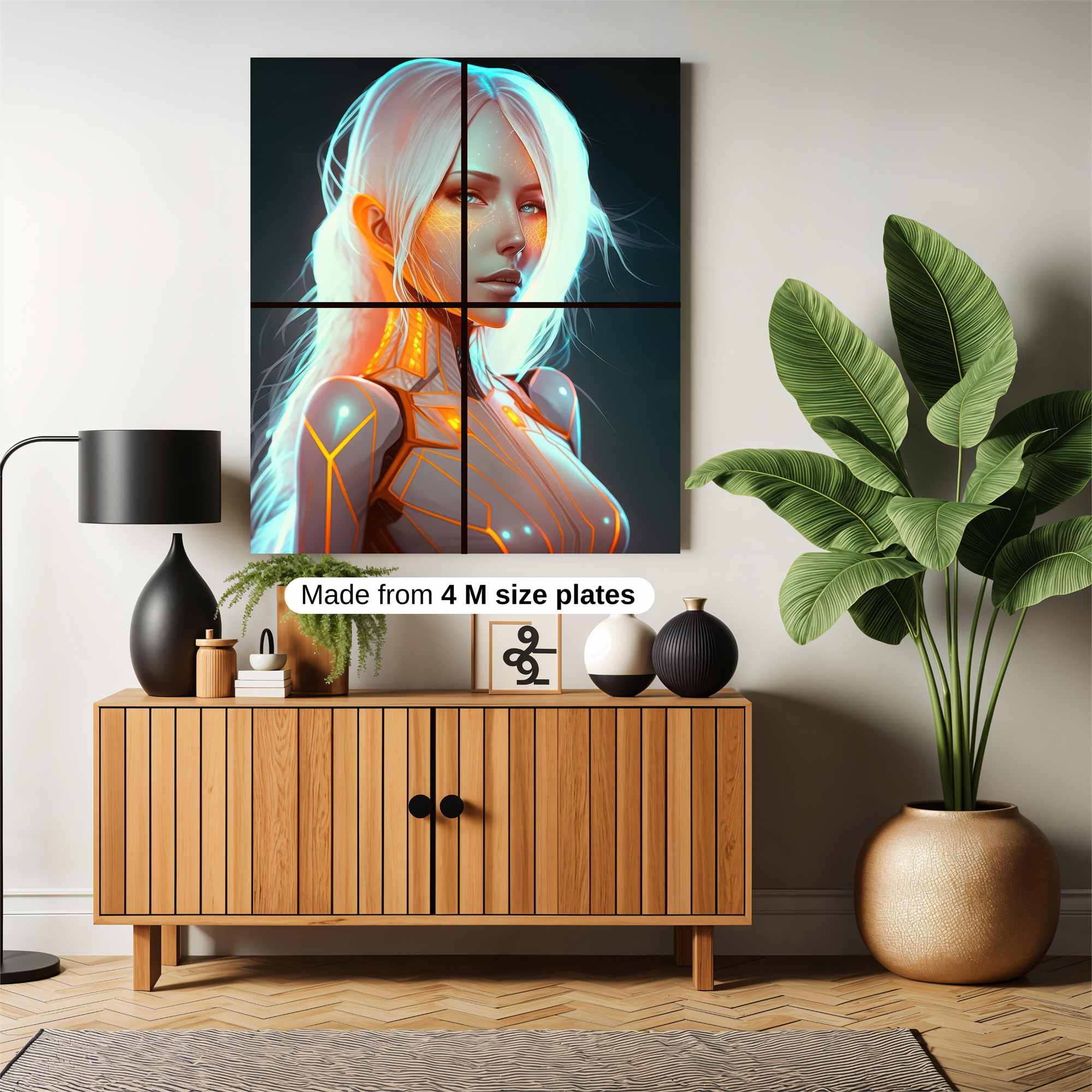 Cyber Serenity Safe Wall Magnetic / M