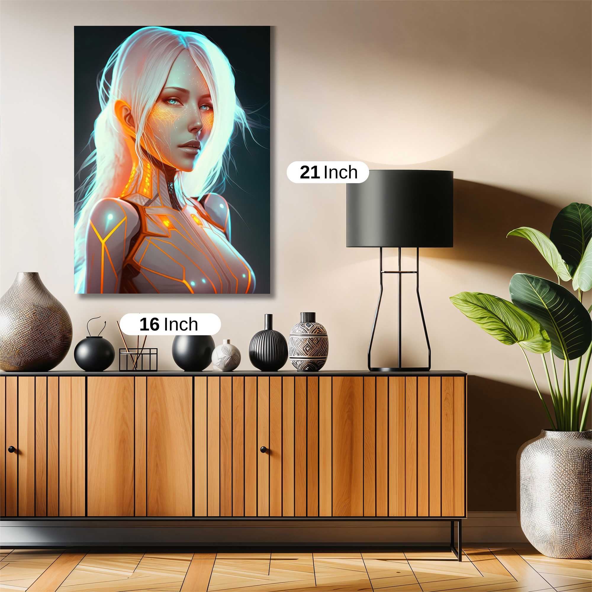 Cyber Serenity Safe Wall Magnetic / M