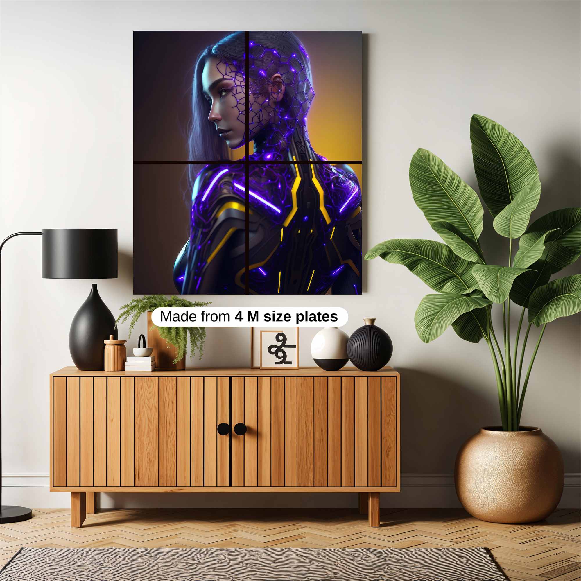 Cyber Serenity Safe Wall Magnetic / M