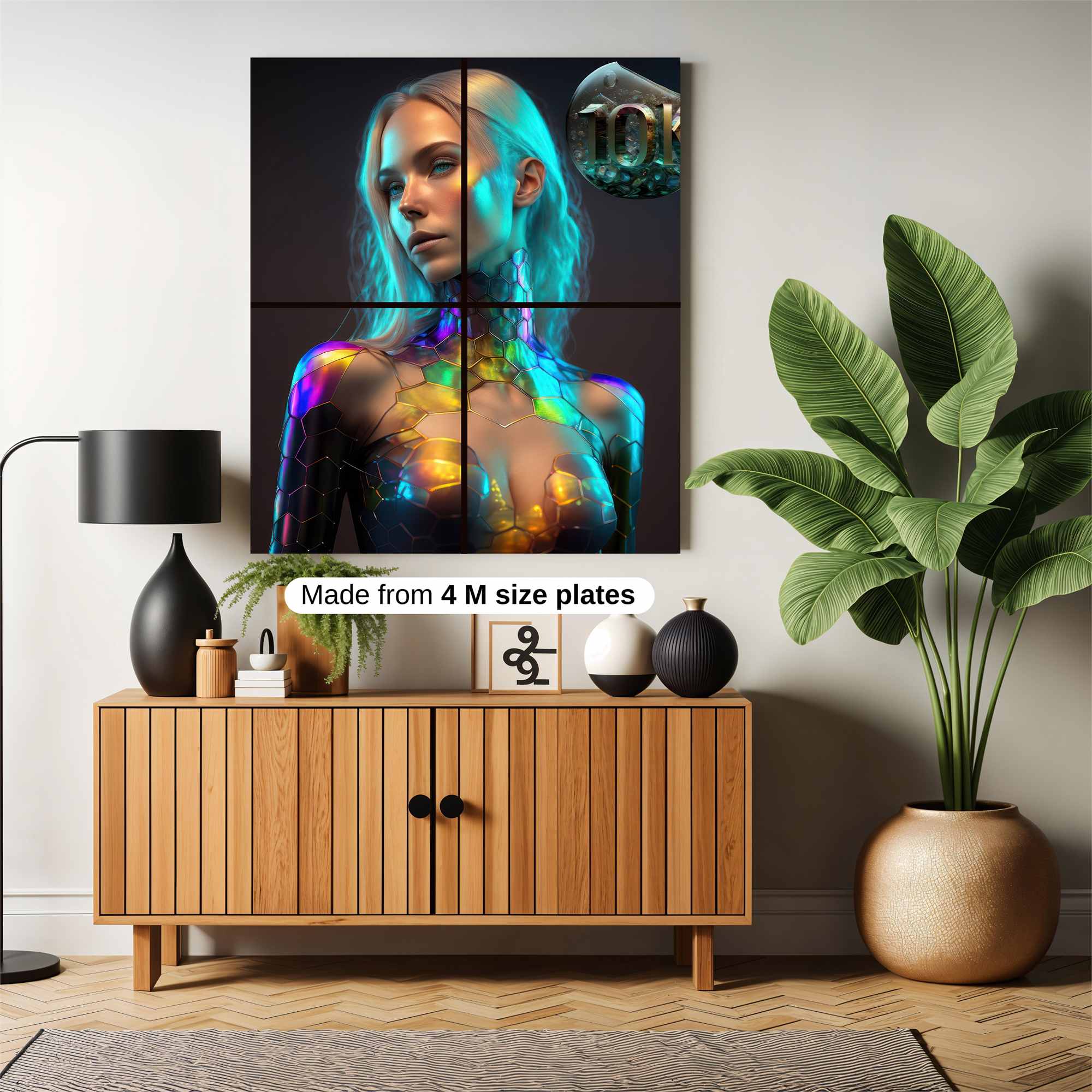 Cyber Serenity Safe Wall Magnetic / M