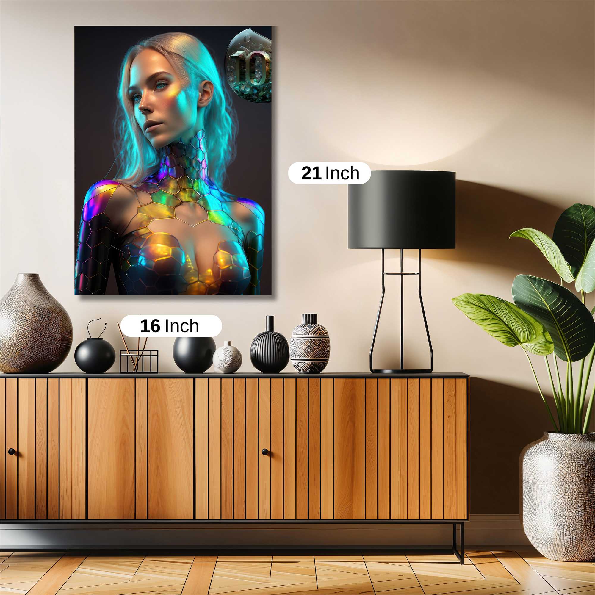 Cyber Serenity Safe Wall Magnetic / M