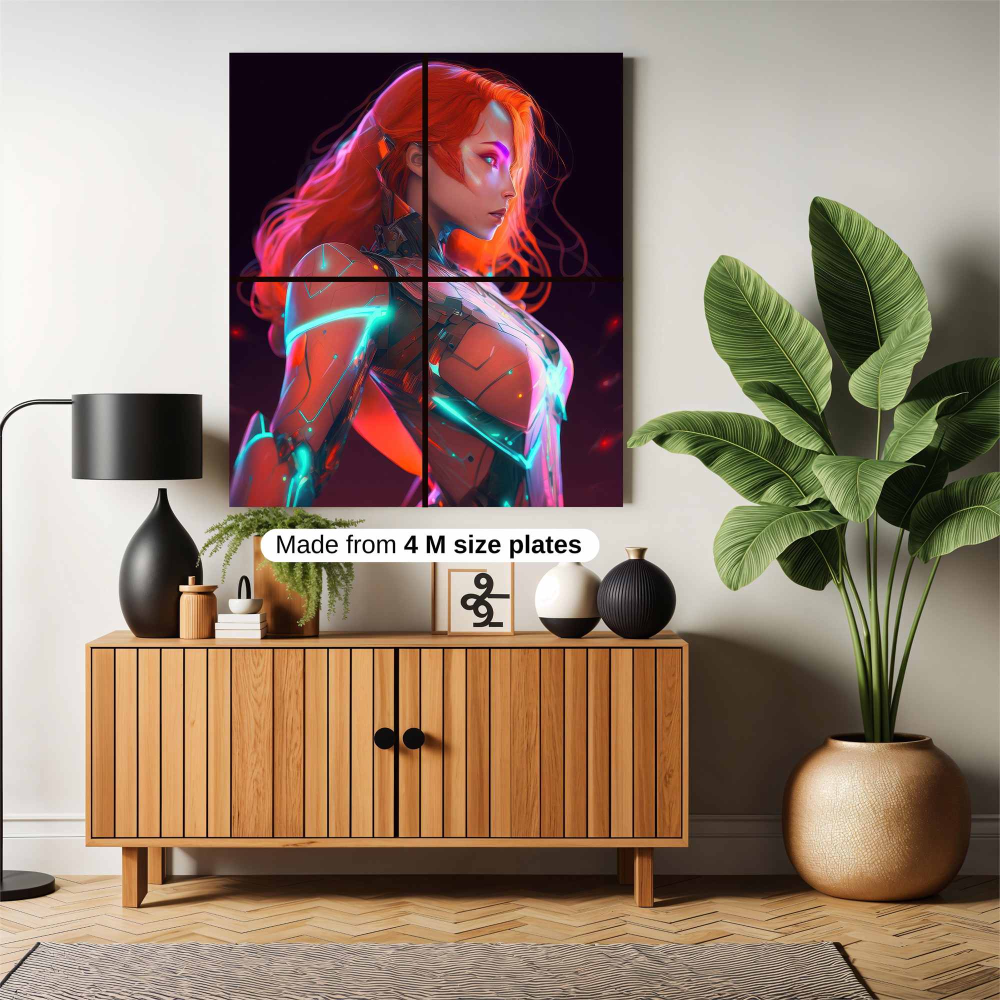 Cyber Enigma Safe Wall Magnetic / M