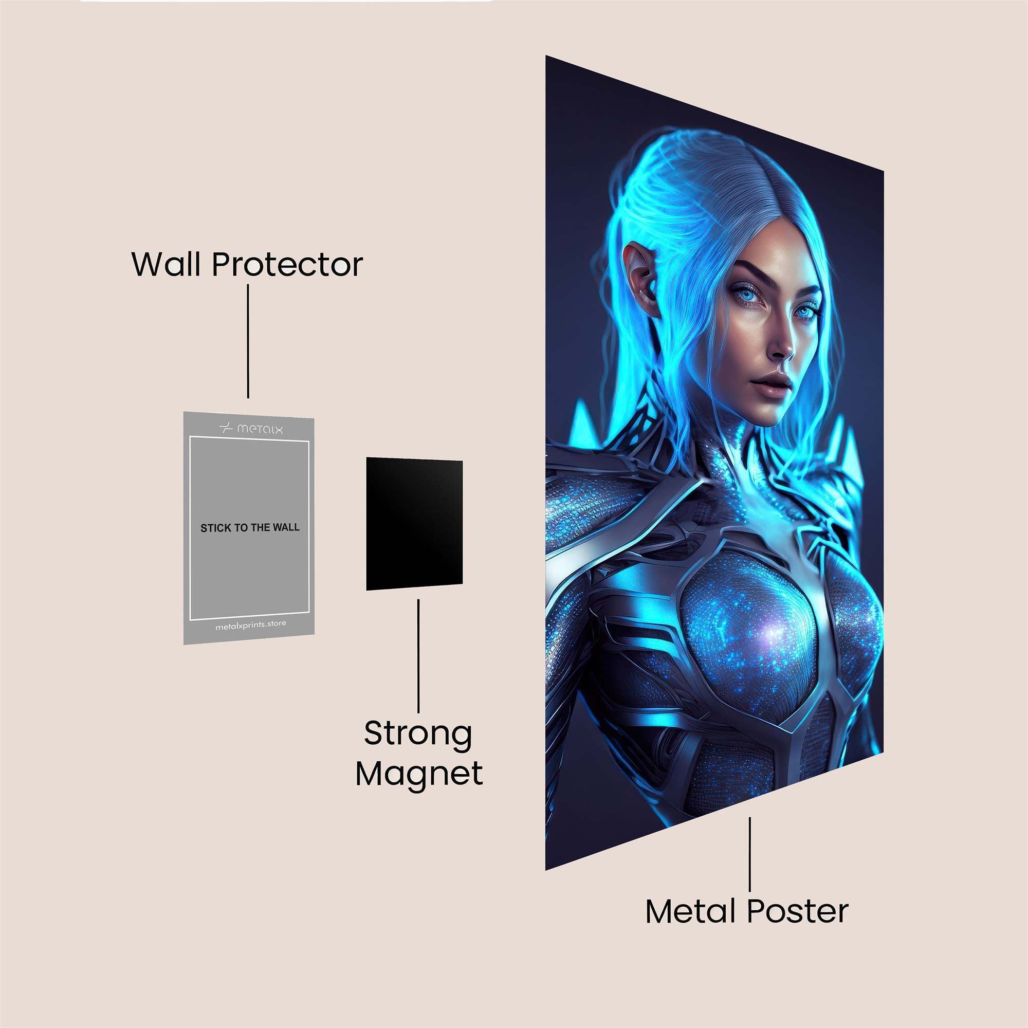 Elven Elegance Safe Wall Magnetic / M