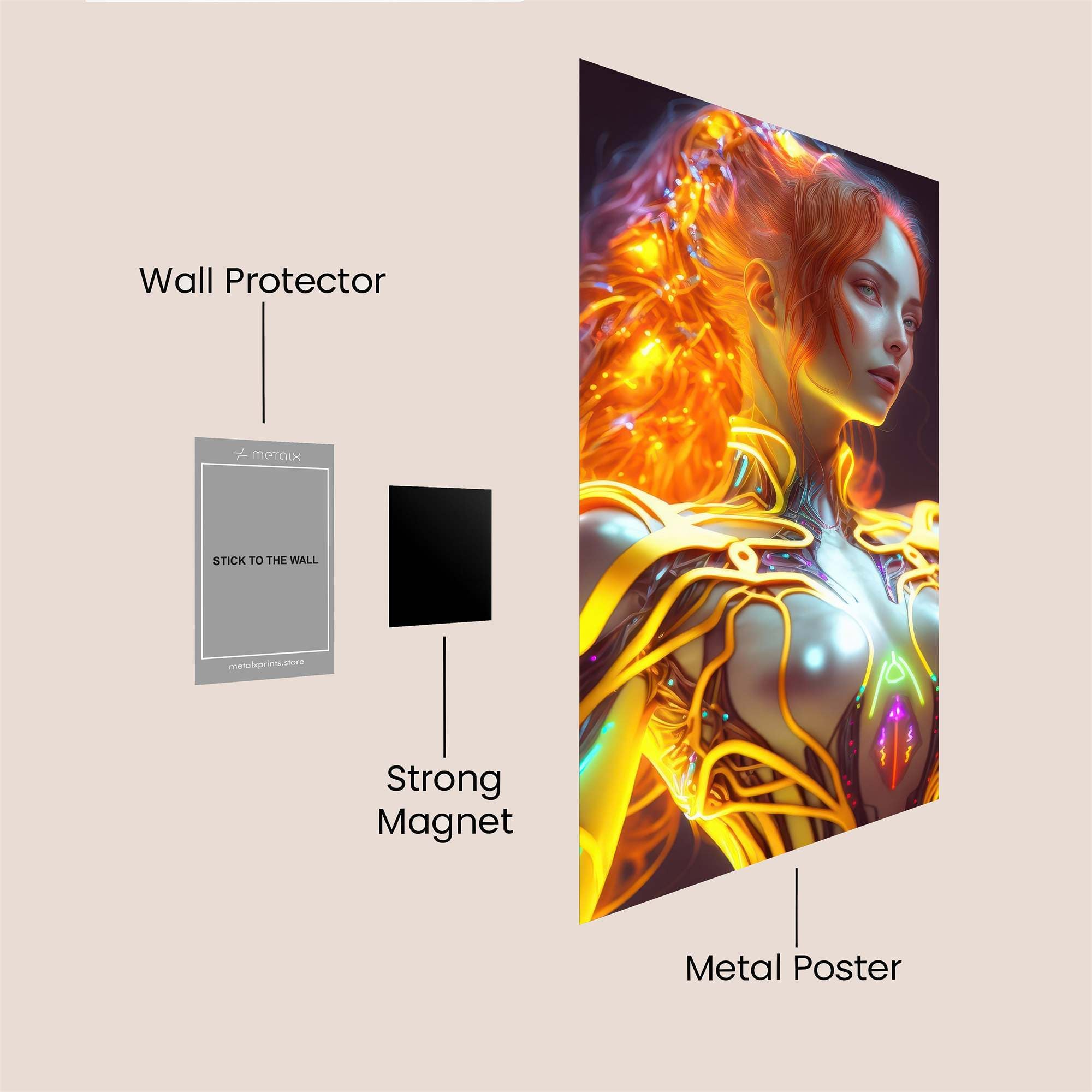 Phoenix Radiant Safe Wall Magnetic / M