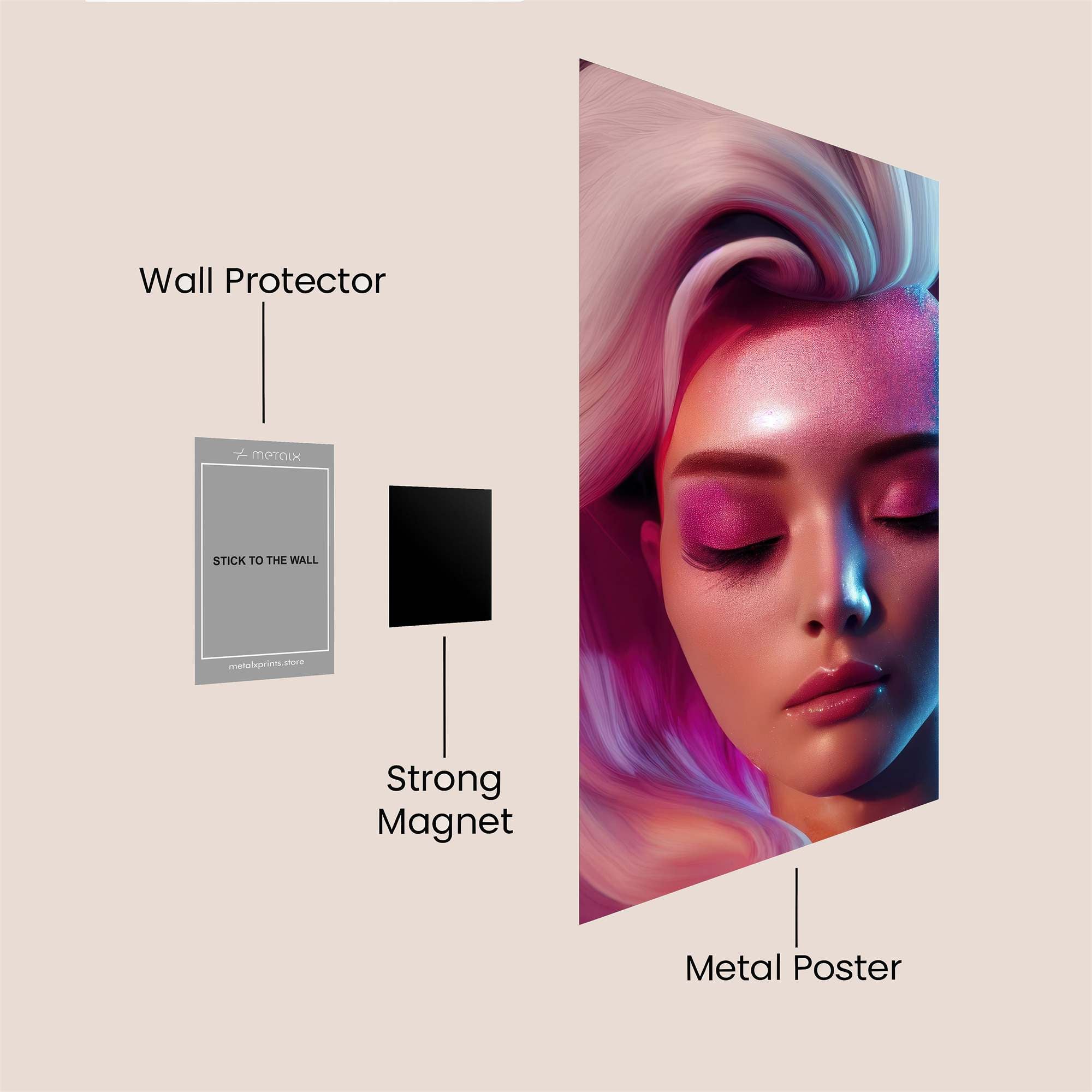Cyber Dream Safe Wall Magnetic / M