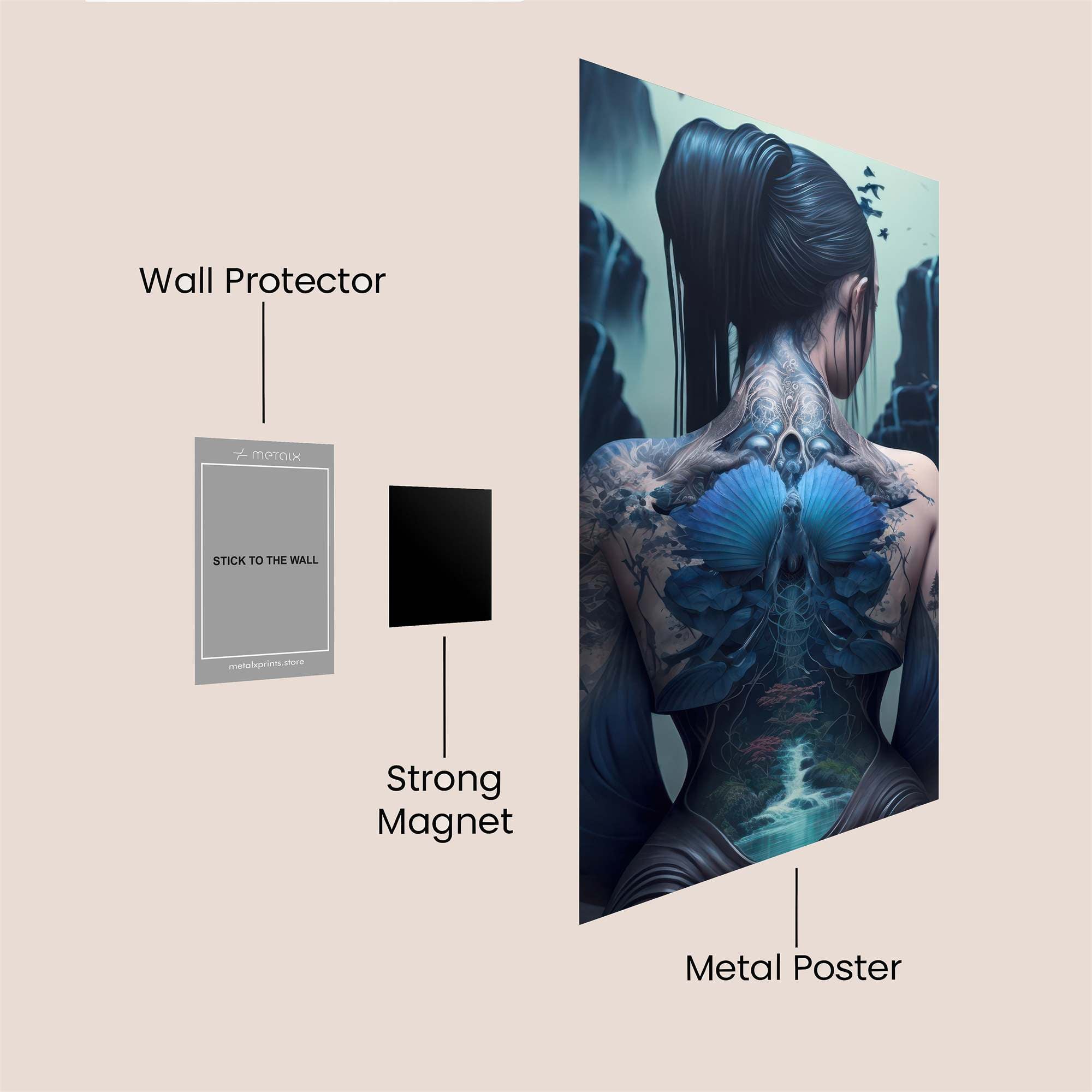 Mystic Solitude Safe Wall Magnetic / M