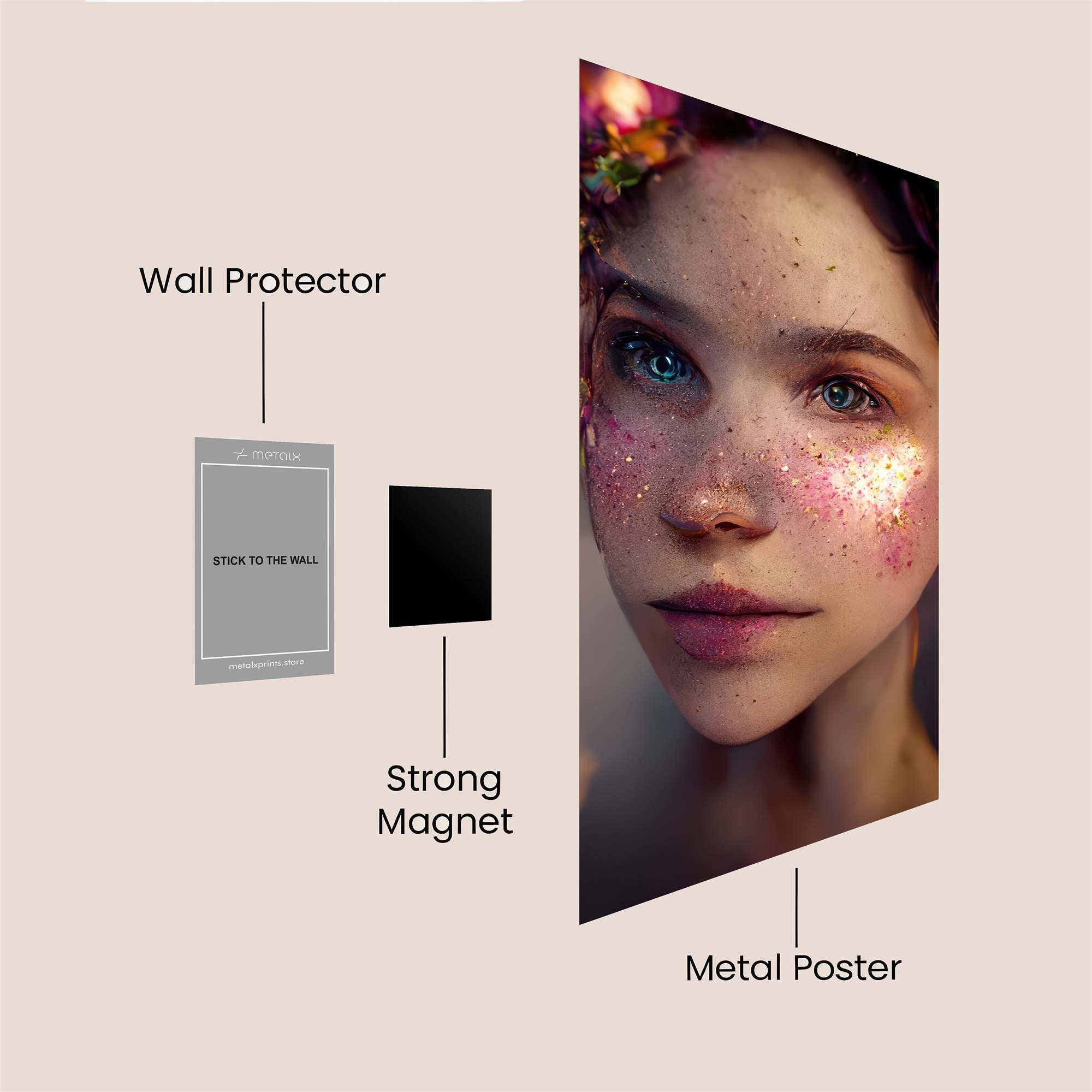 Fairy Enchantment Safe Wall Magnetic / M