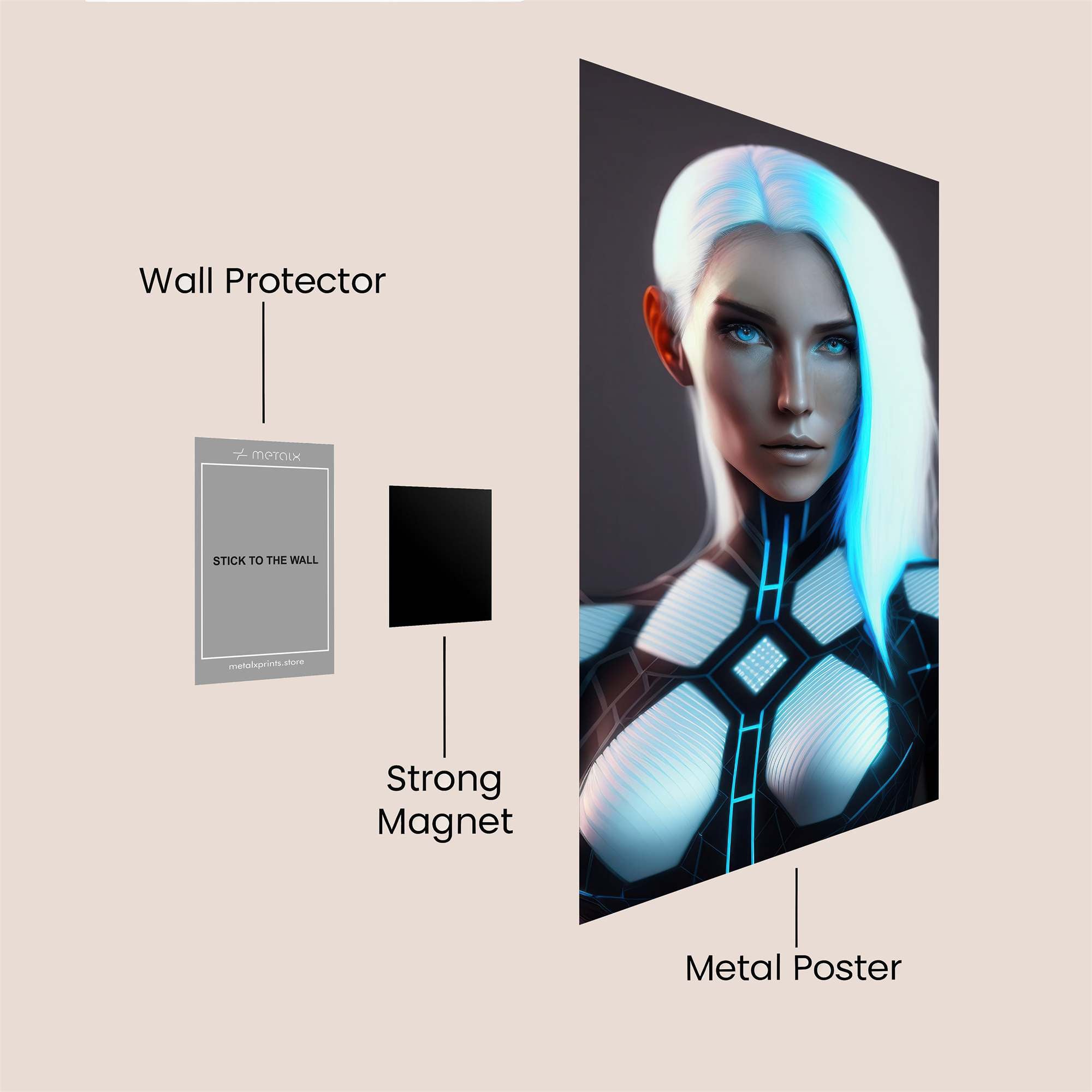 Frost Serenity Safe Wall Magnetic / M