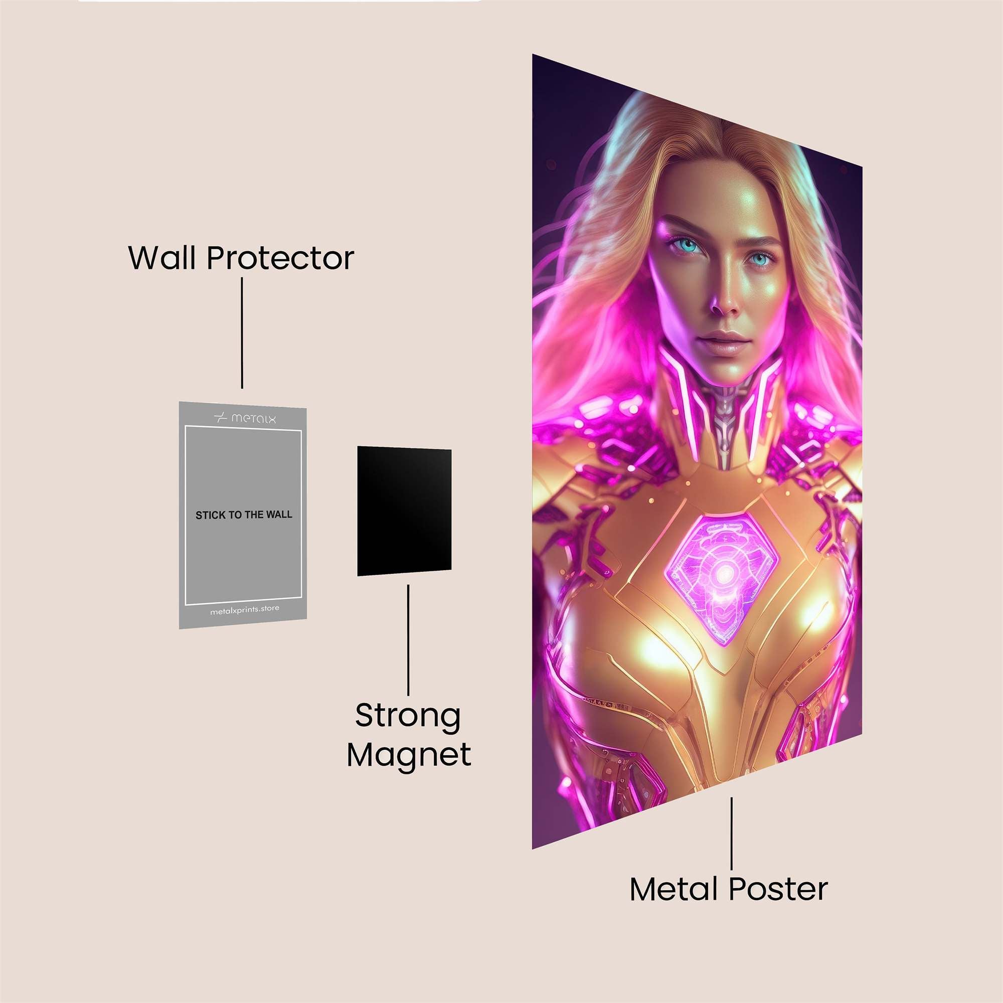 Galactic Radiance Safe Wall Magnetic / M