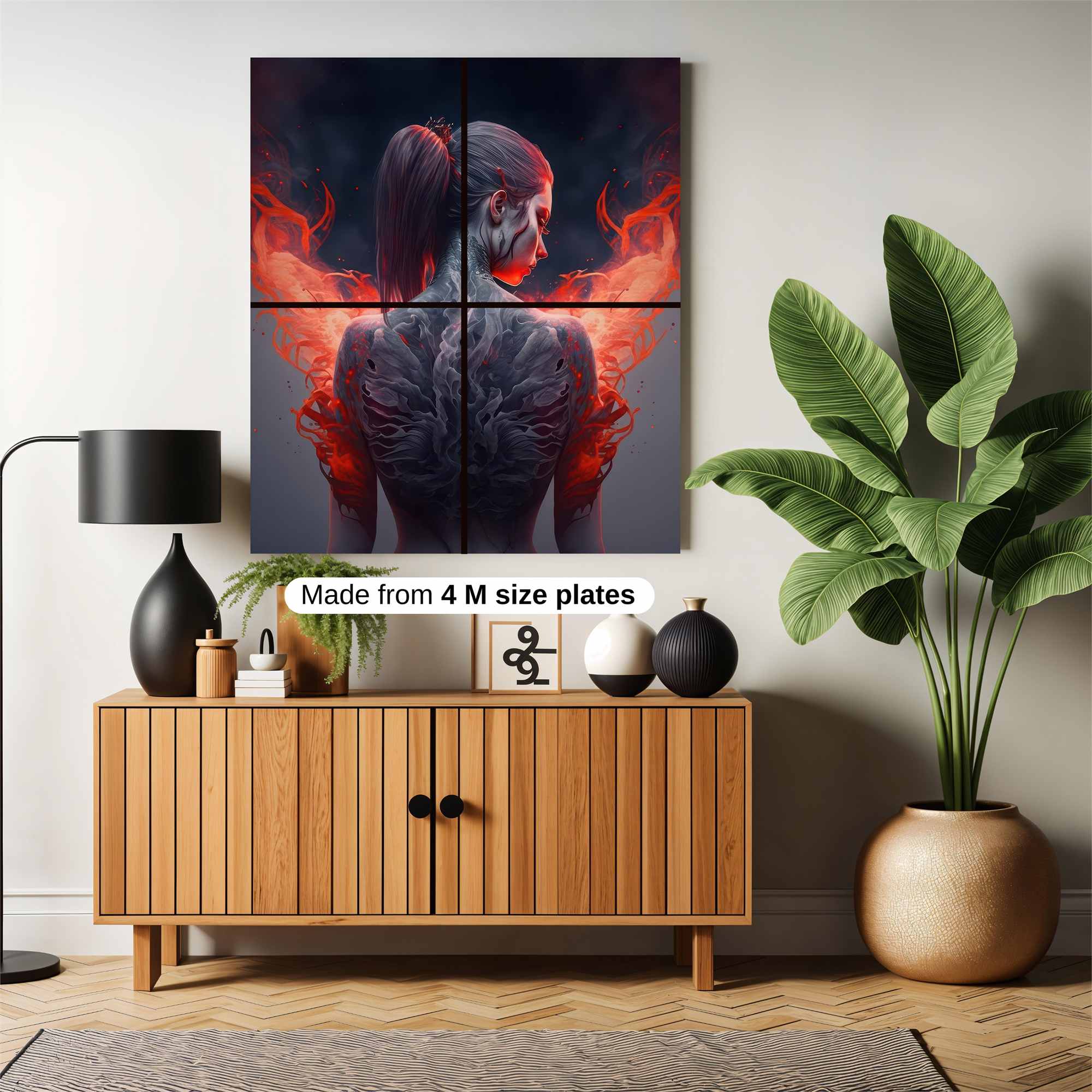 Phoenix Blaze Safe Wall Magnetic / M