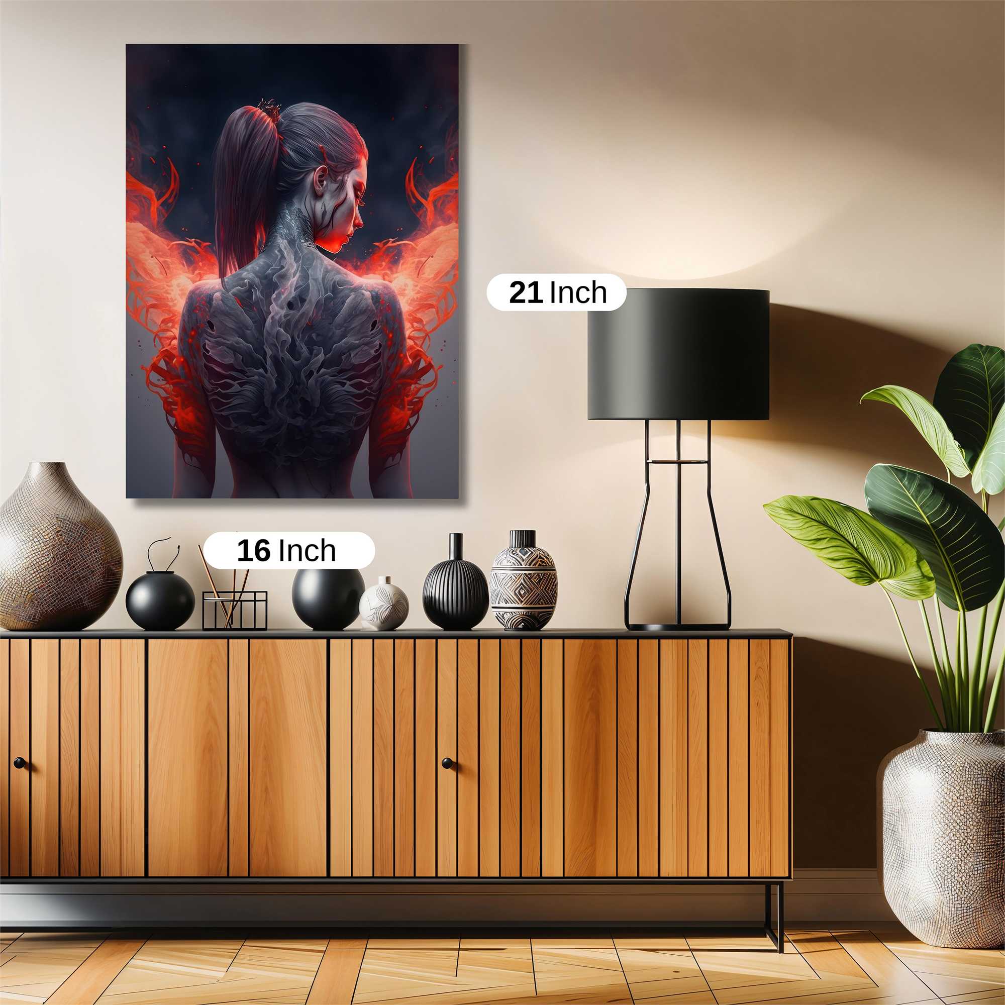 Phoenix Blaze Safe Wall Magnetic / M