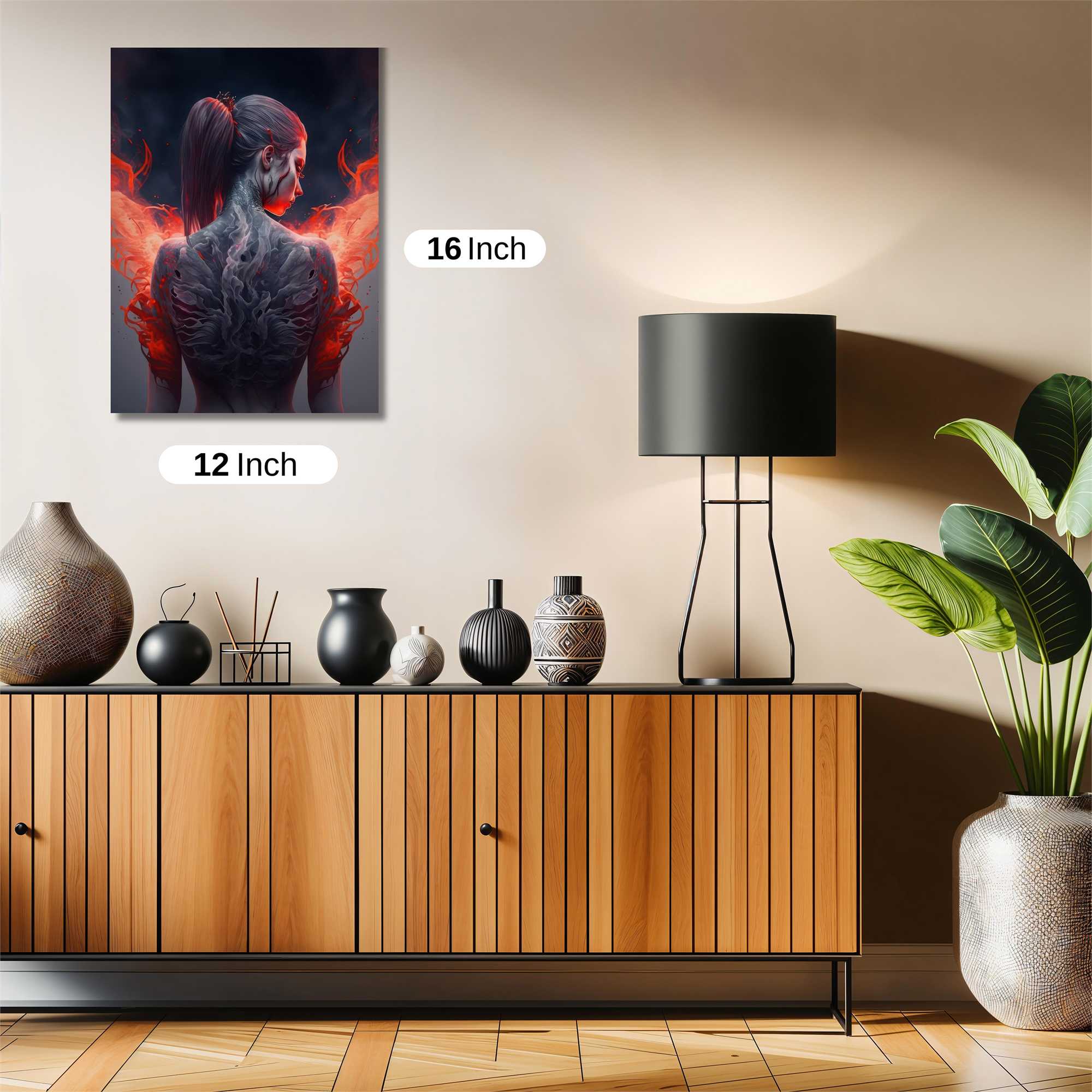 Phoenix Blaze Safe Wall Magnetic / M