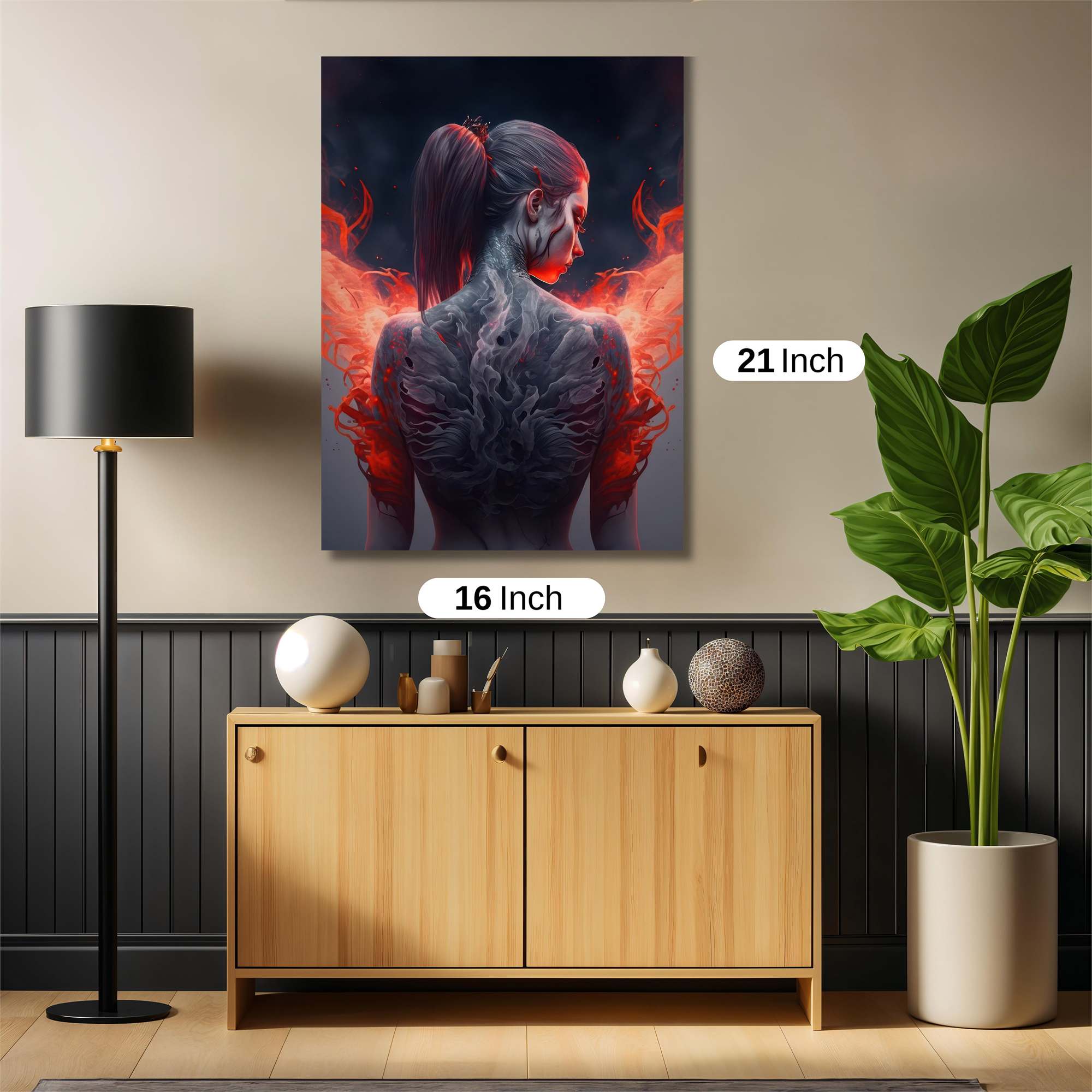 Phoenix Blaze Safe Wall Magnetic / M