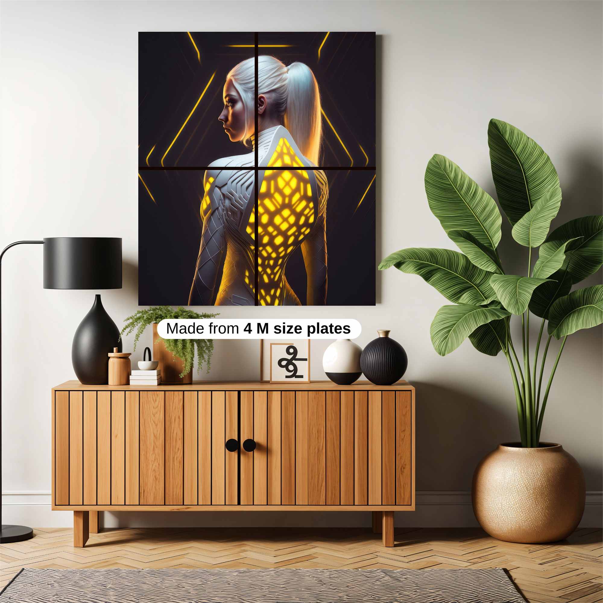 Cyber Lumina Safe Wall Magnetic / M