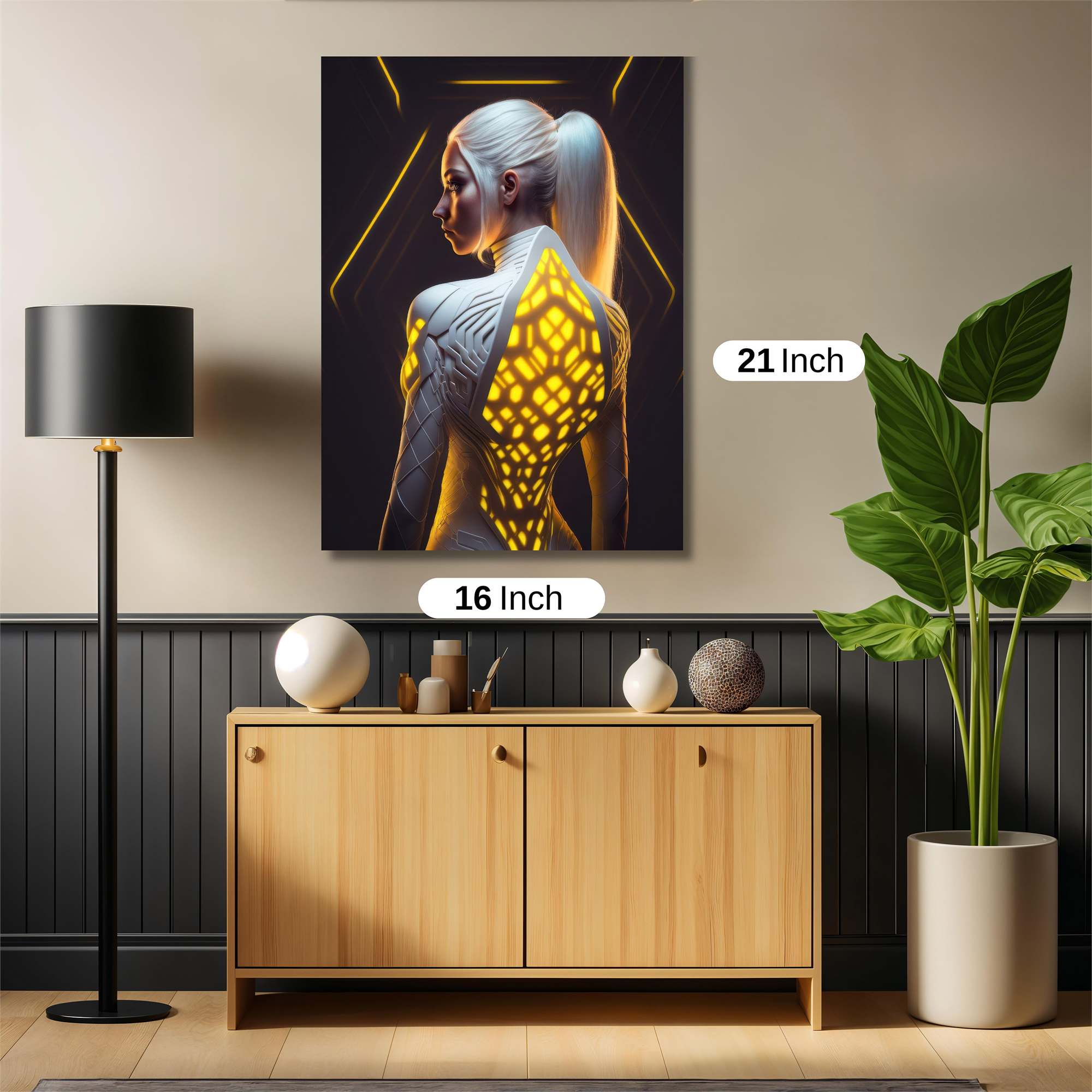 Cyber Lumina Safe Wall Magnetic / M