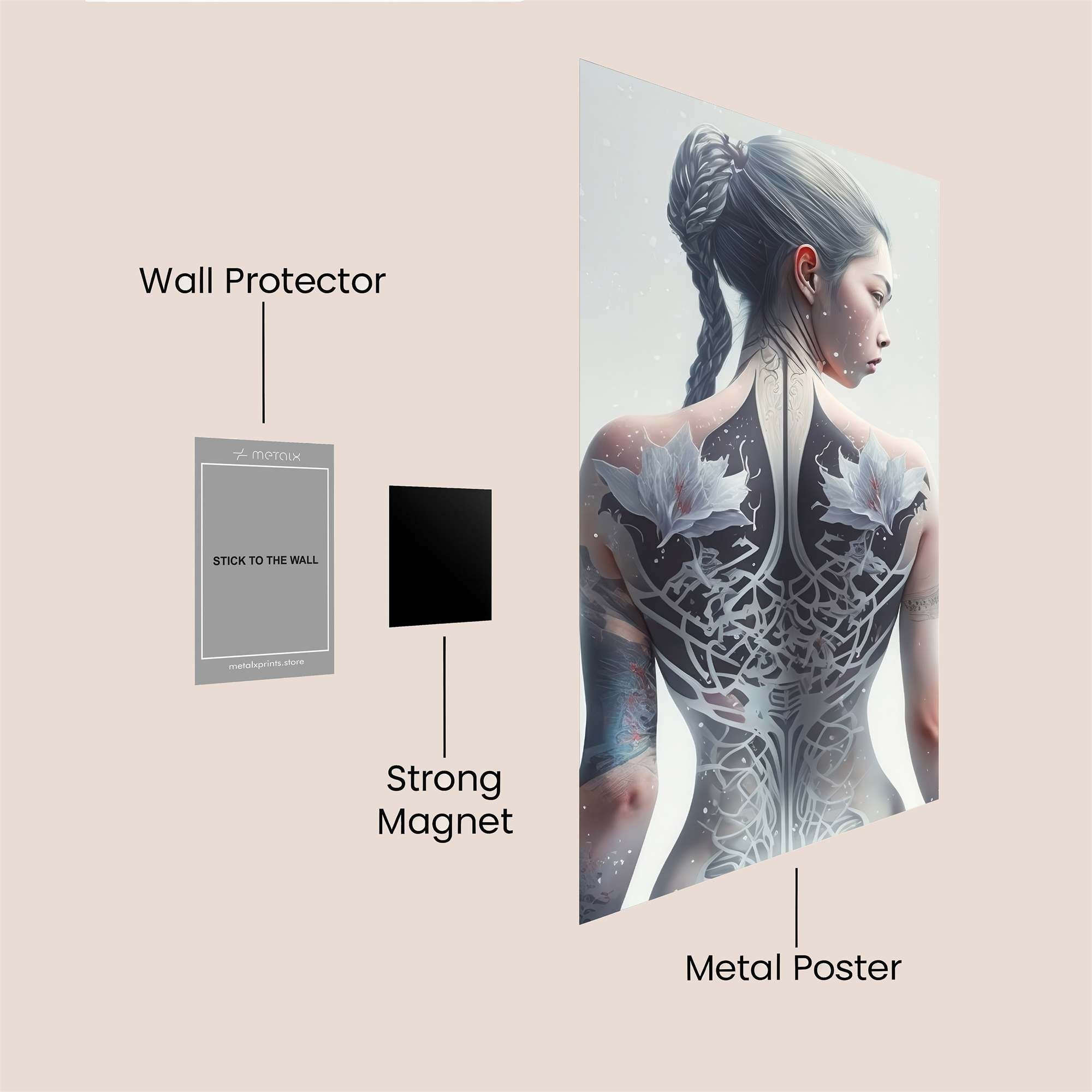 Angelica Serenity Safe Wall Magnetic / M