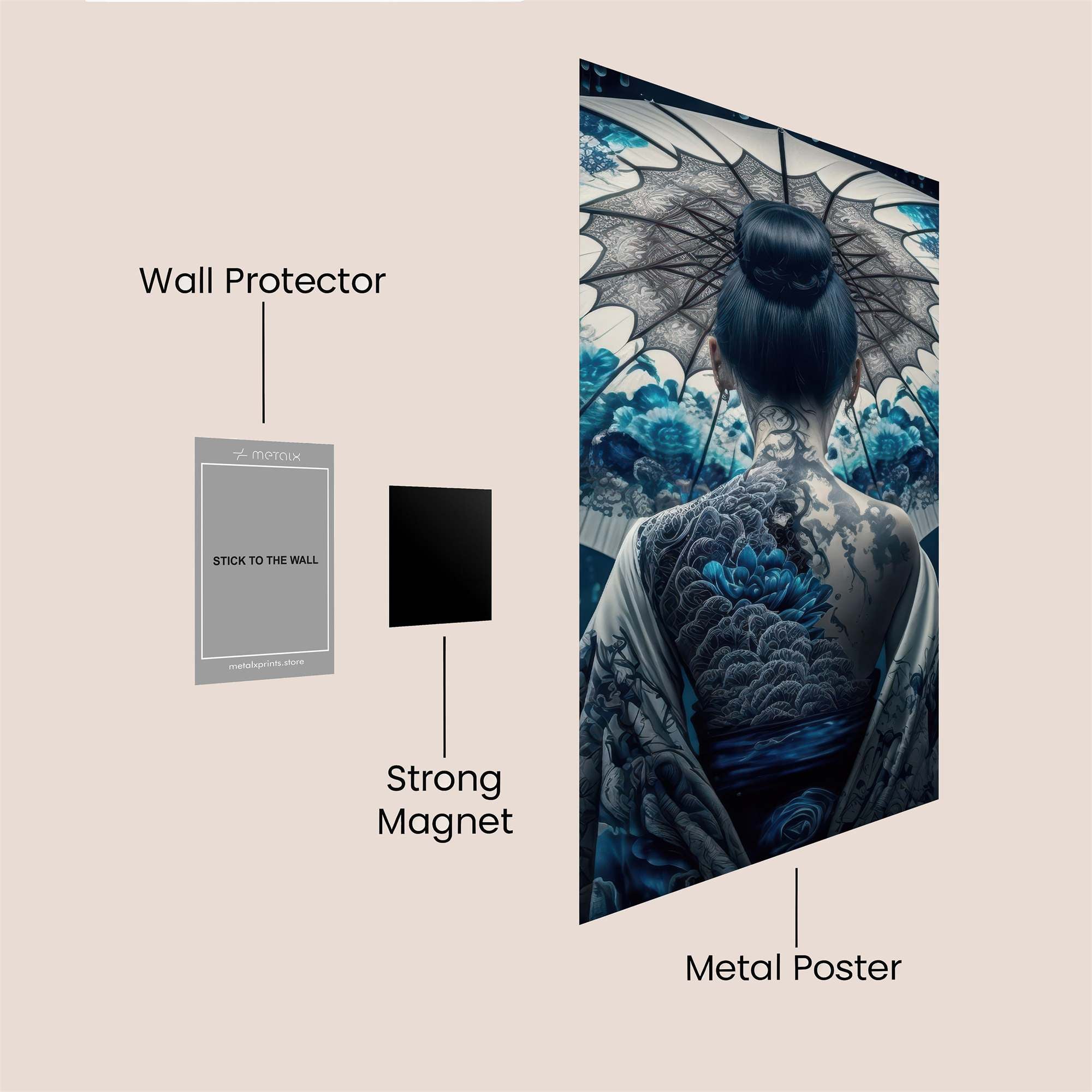 Ink Enigma Safe Wall Magnetic / M