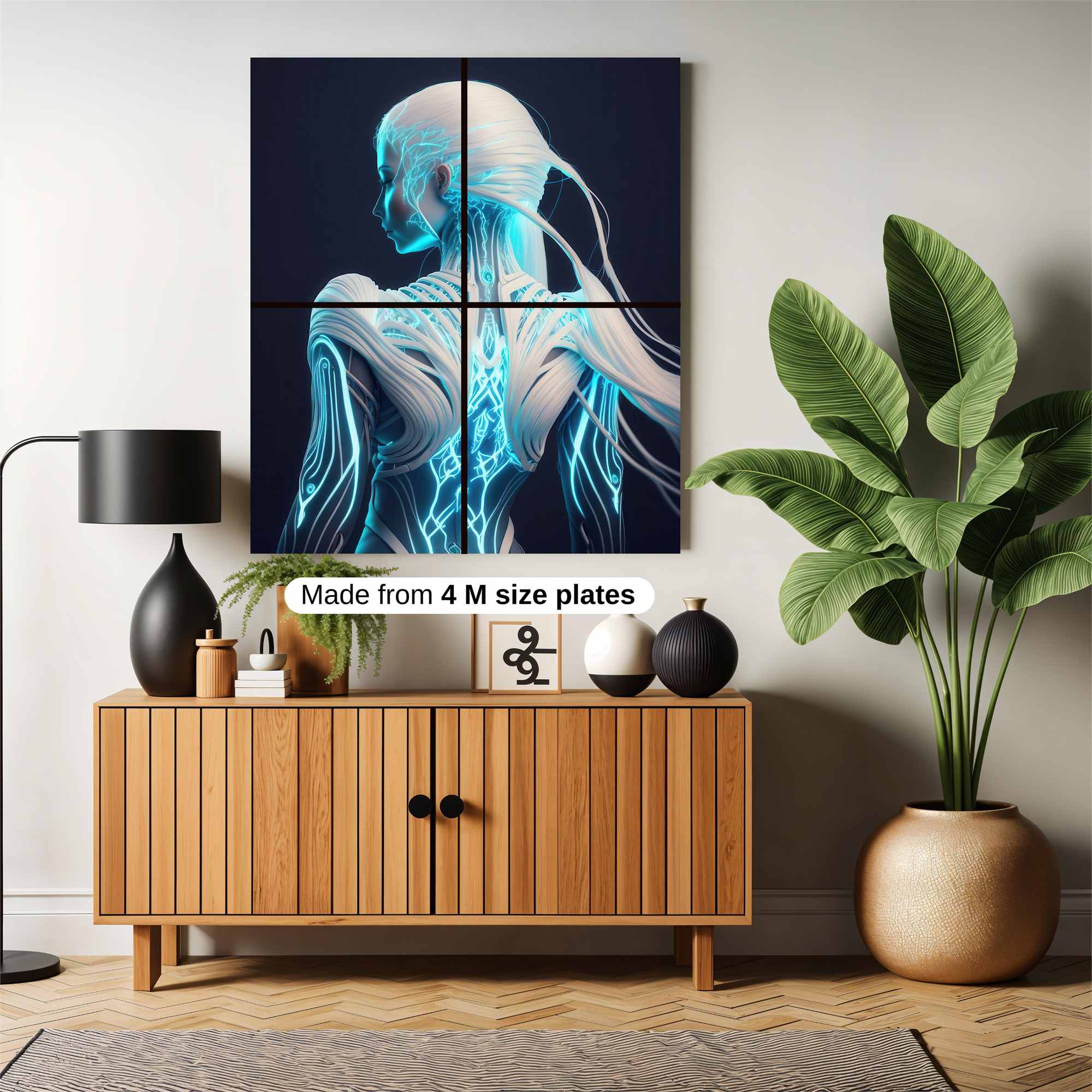 Cyber Serenity Safe Wall Magnetic / M