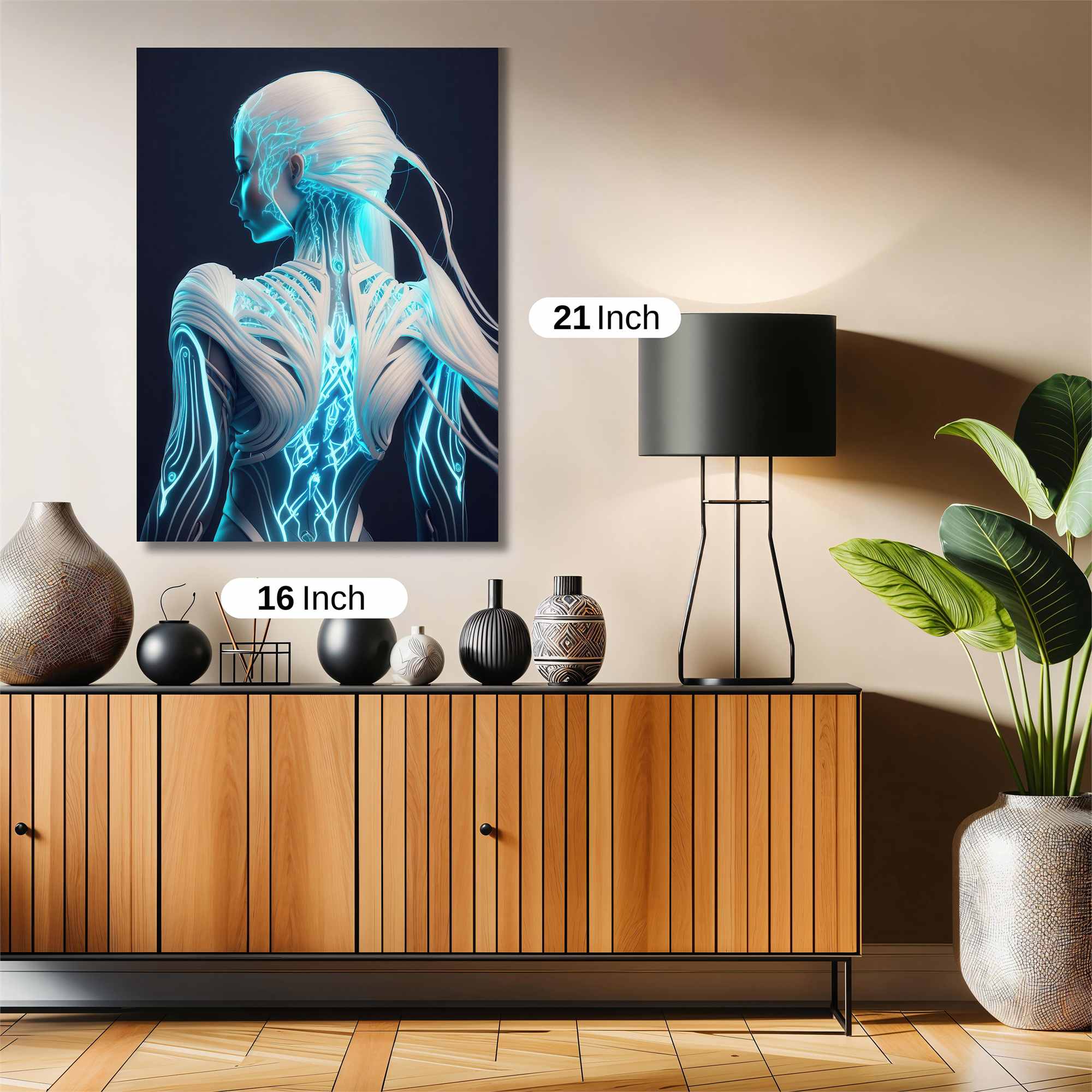 Cyber Serenity Safe Wall Magnetic / M