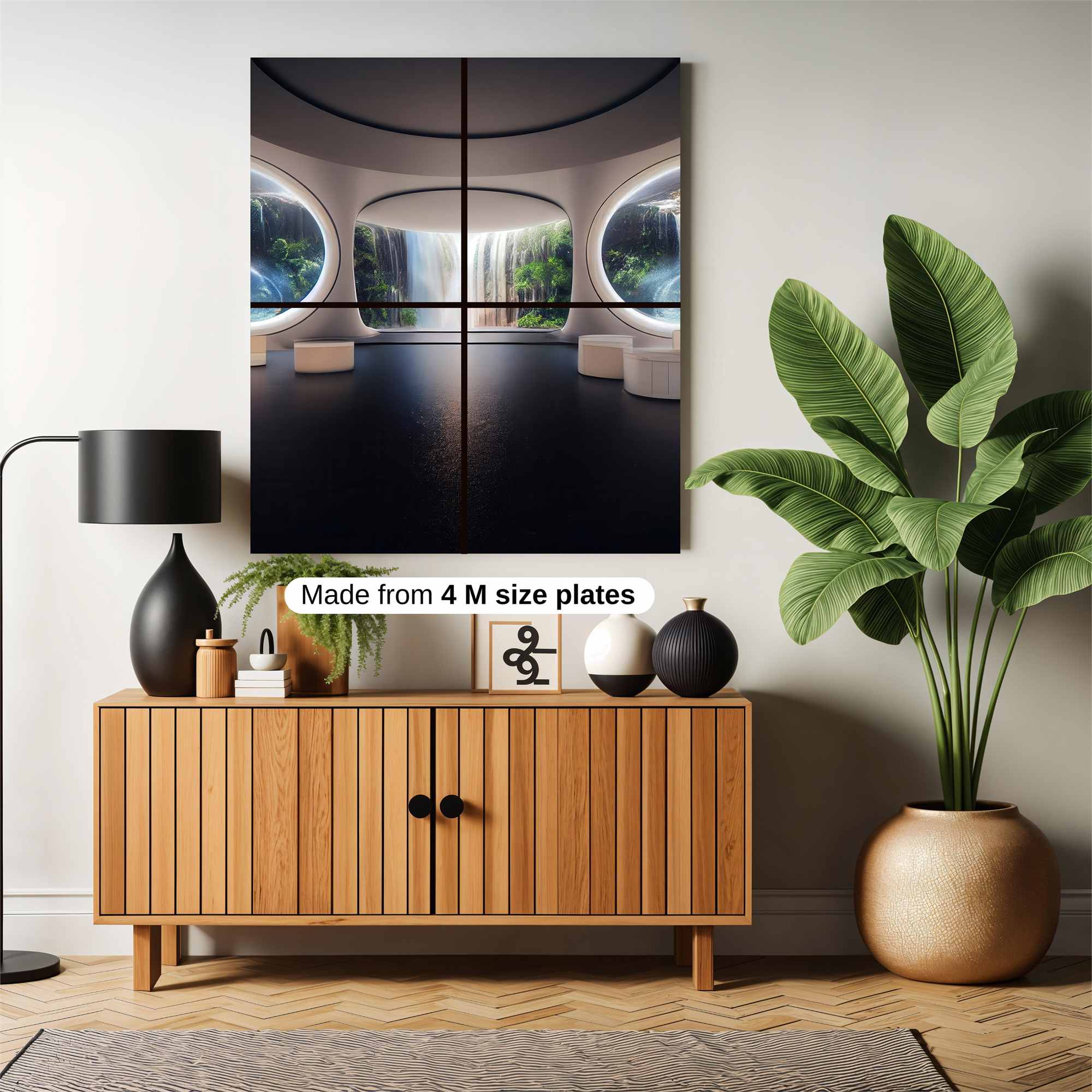 Waterfall Serenity Safe Wall Magnetic / M