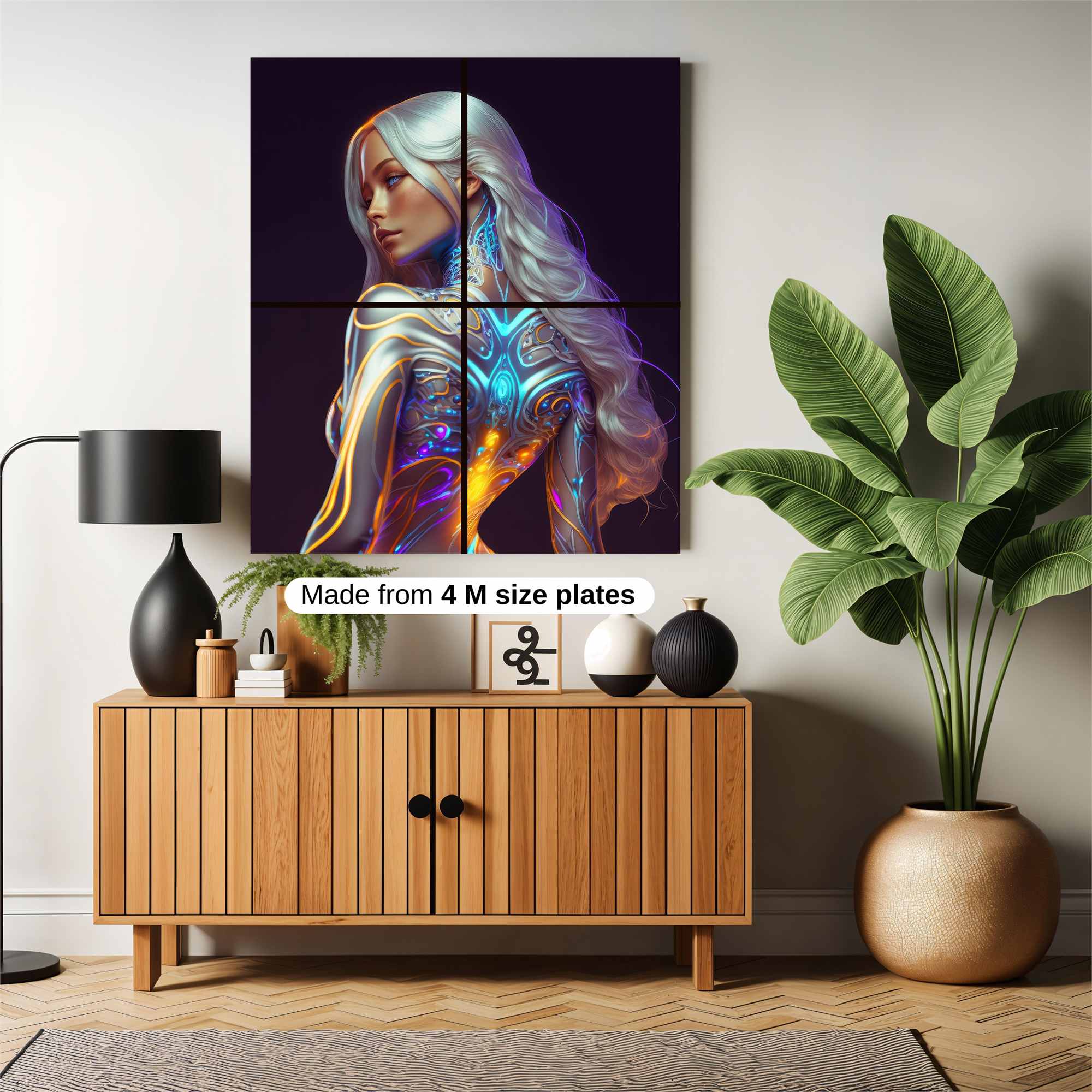 Cyber Enigma Safe Wall Magnetic / M