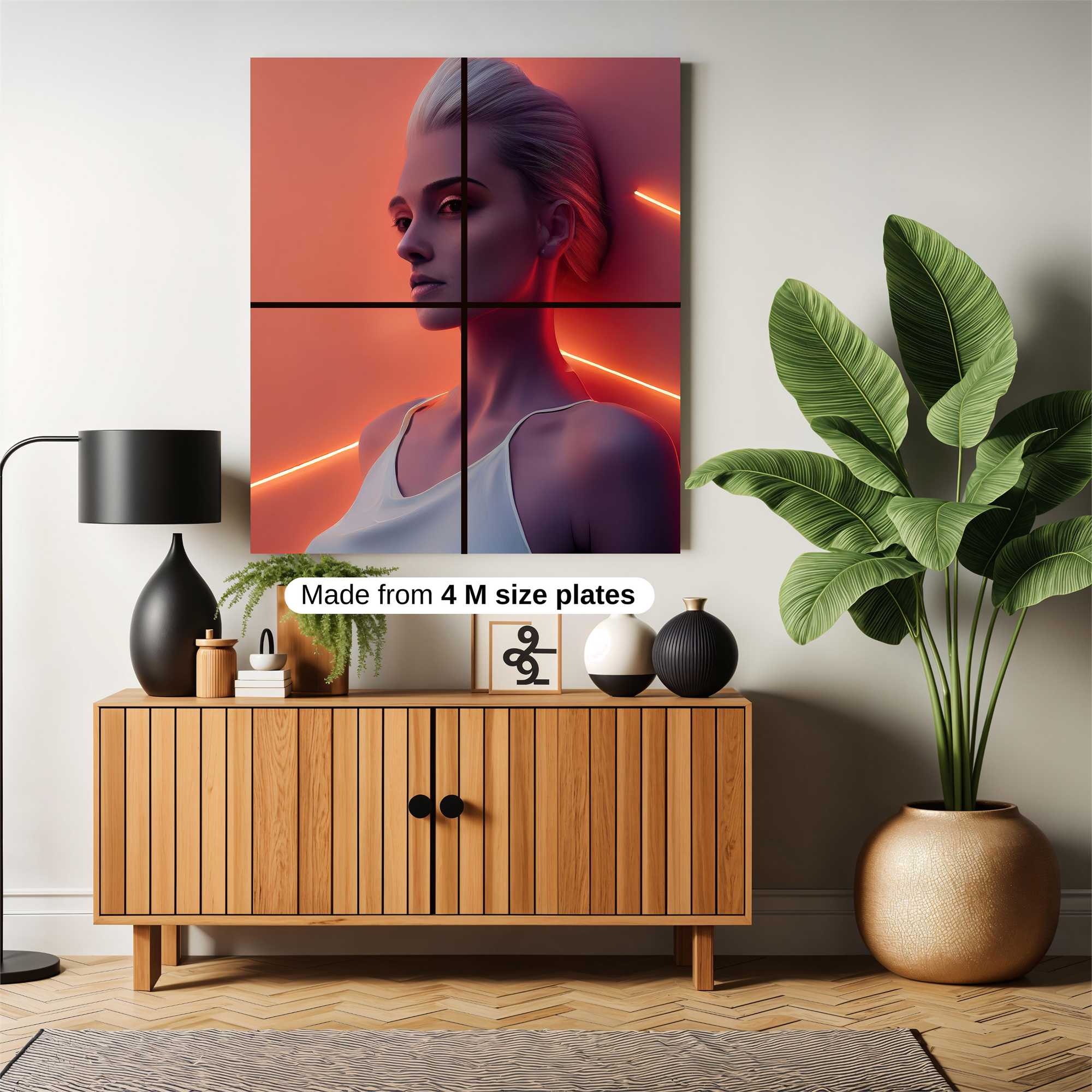 Neon Elegance Safe Wall Magnetic / M
