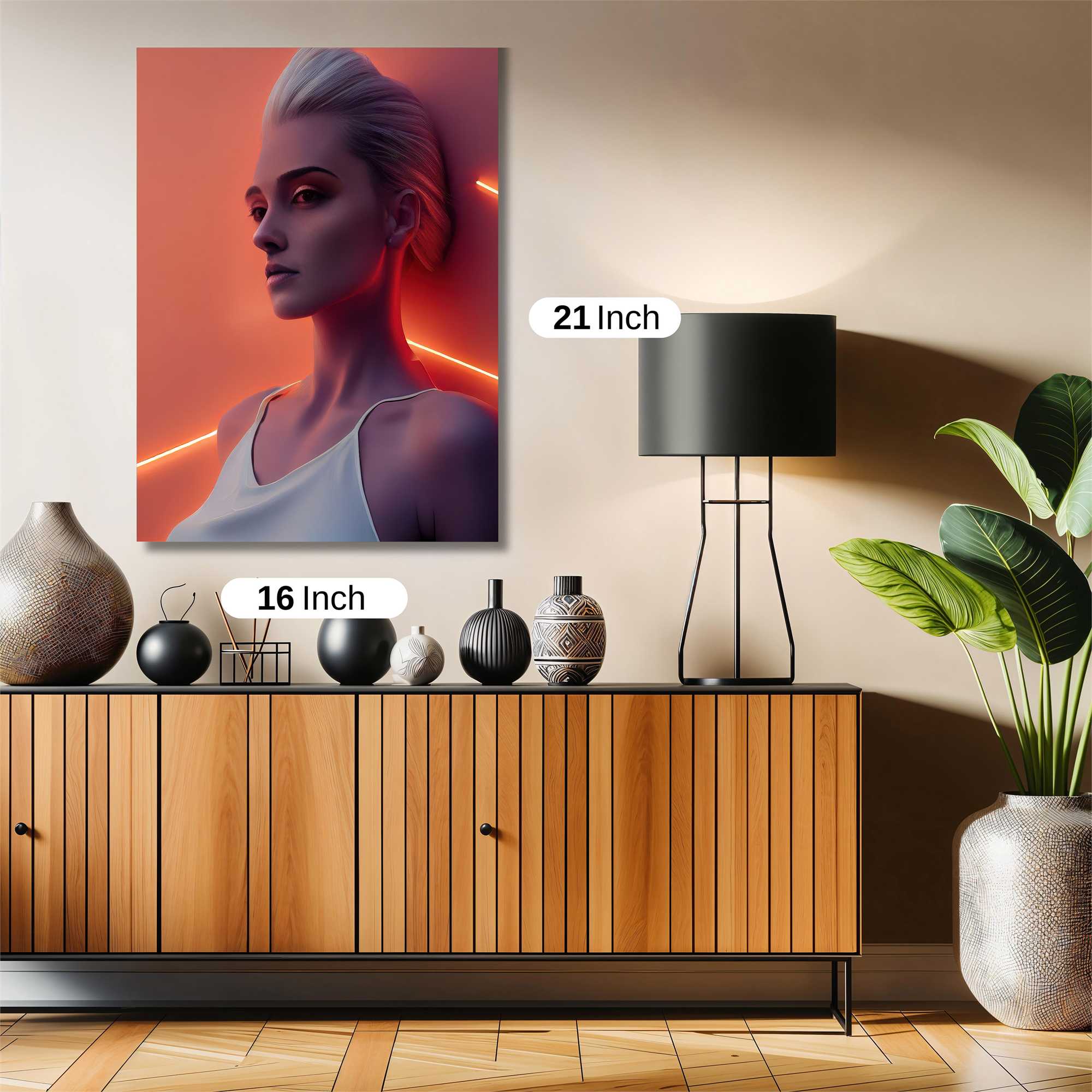 Neon Elegance Safe Wall Magnetic / M