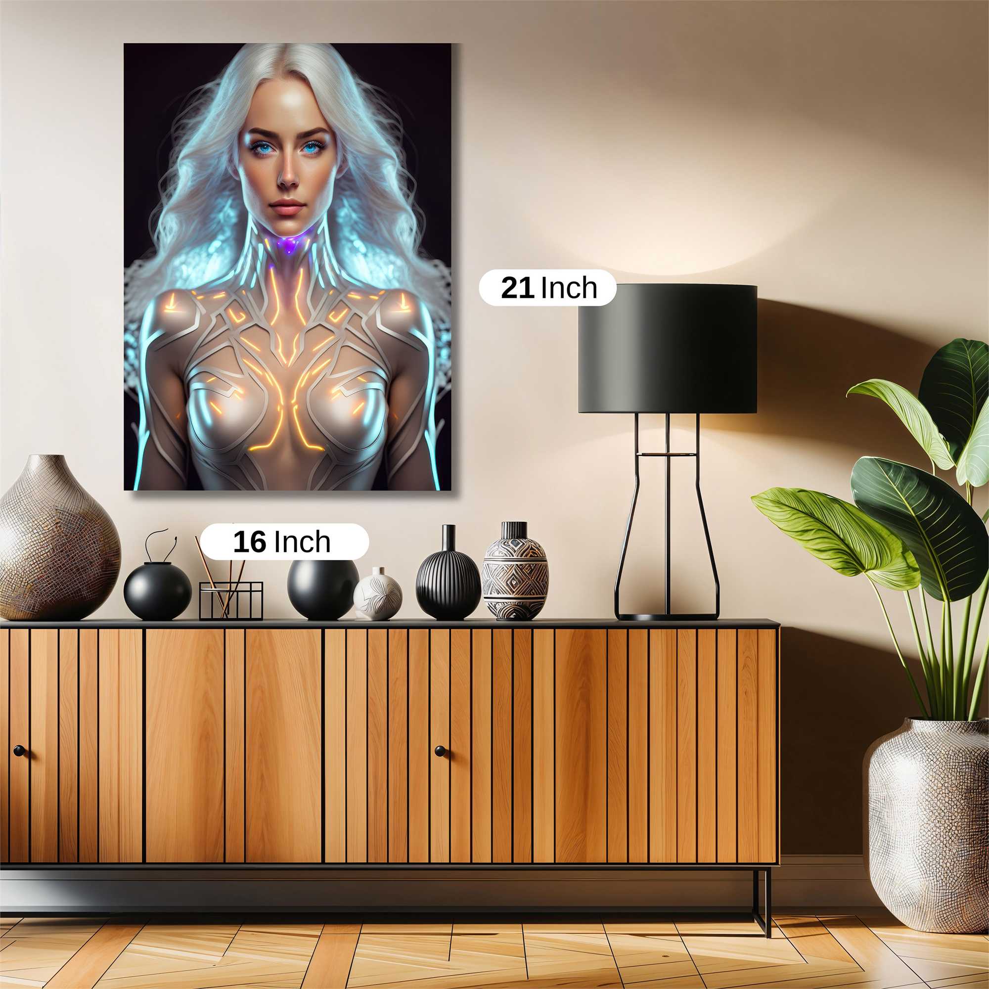 Cyber Enchantress Safe Wall Magnetic / M