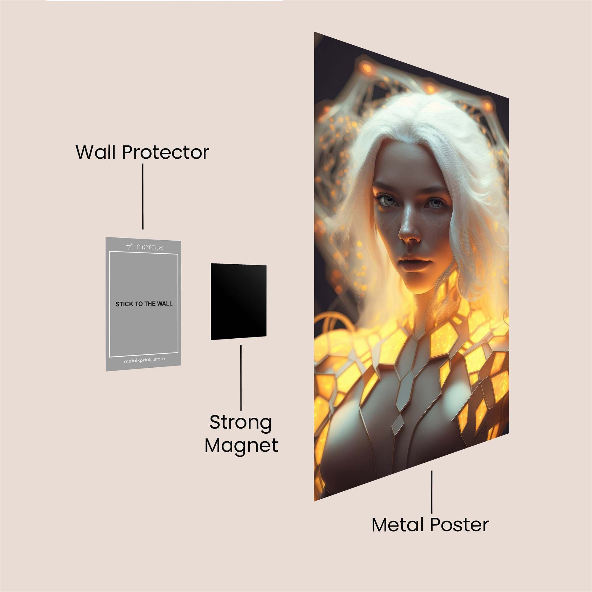 Crystal Radiance Safe Wall Magnetic / M