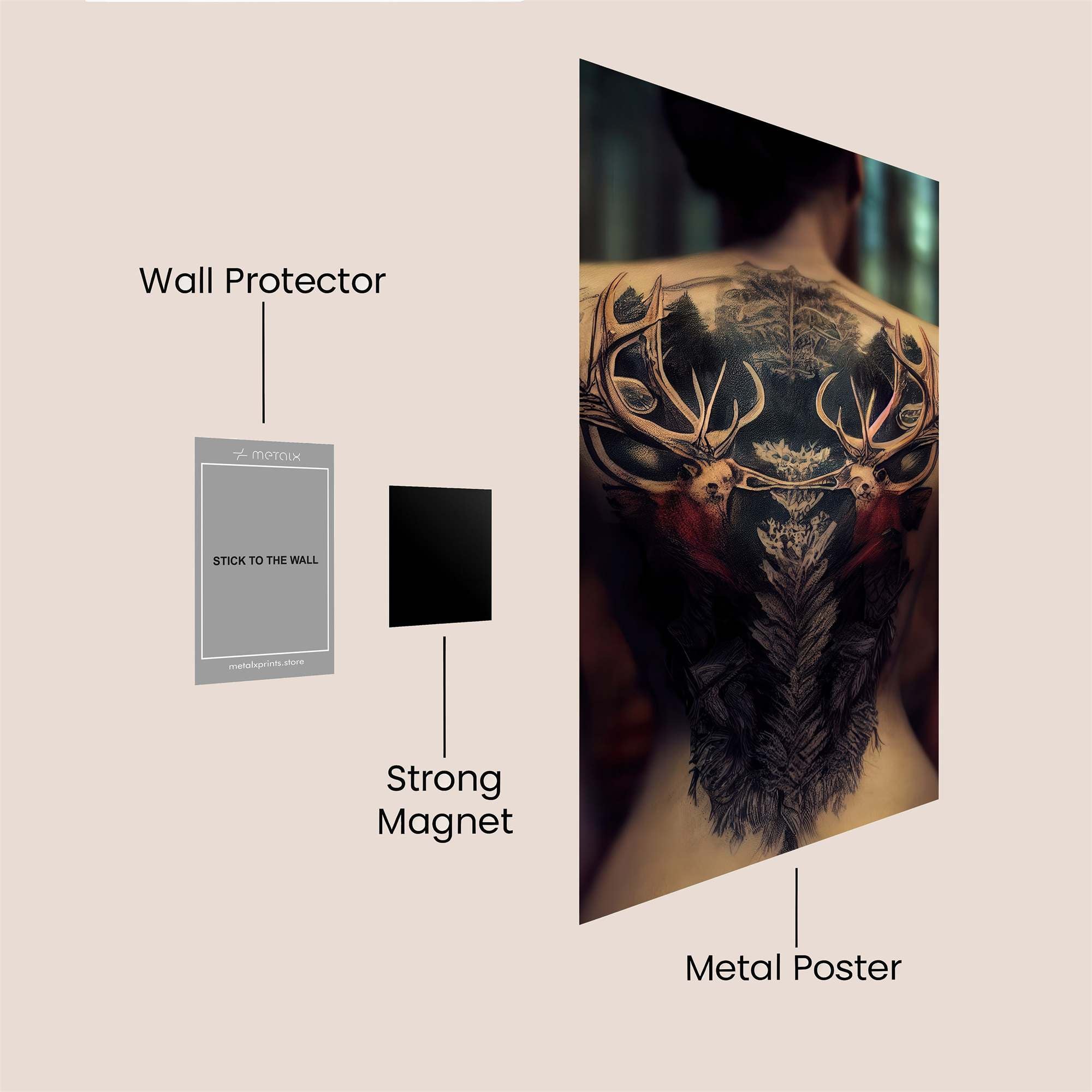 Stag Enigma Safe Wall Magnetic / M