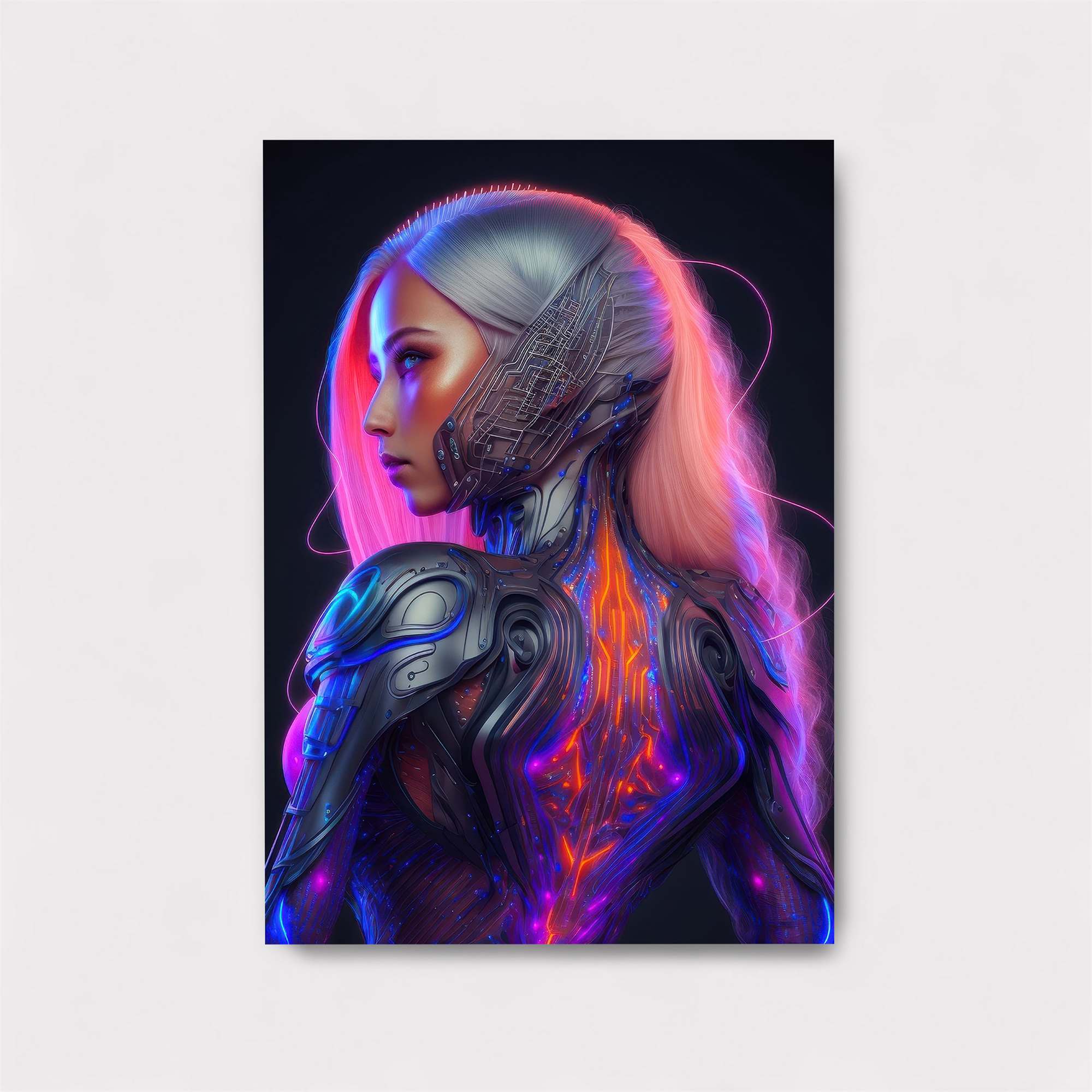 Cyber Serenity Safe Wall Magnetic / M