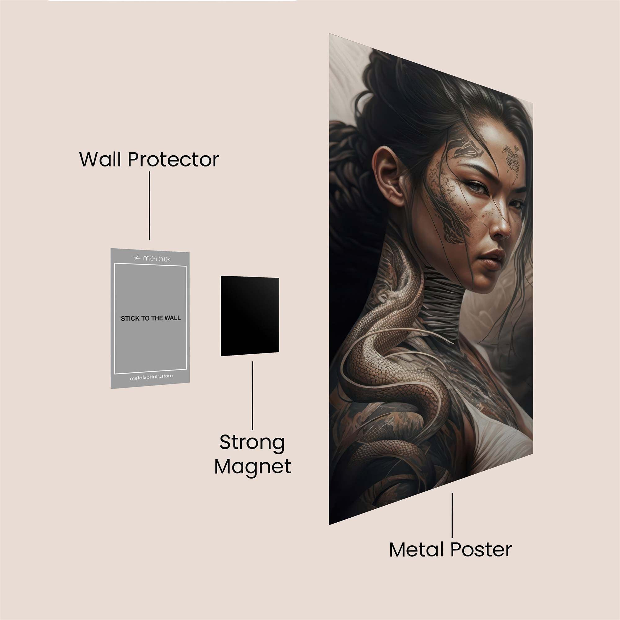 Seraphic Solitude Safe Wall Magnetic / M