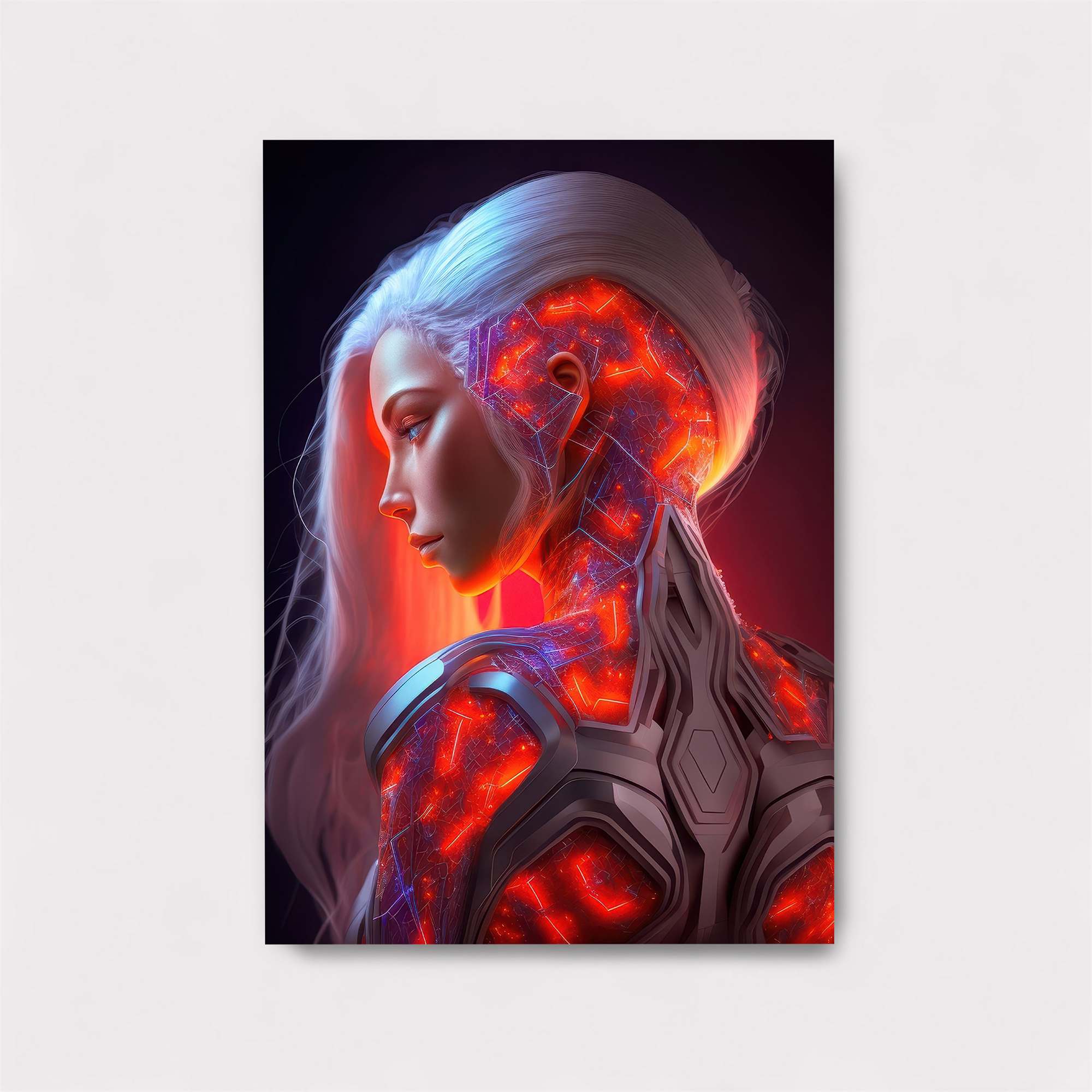 Cyber Serenity Safe Wall Magnetic / M